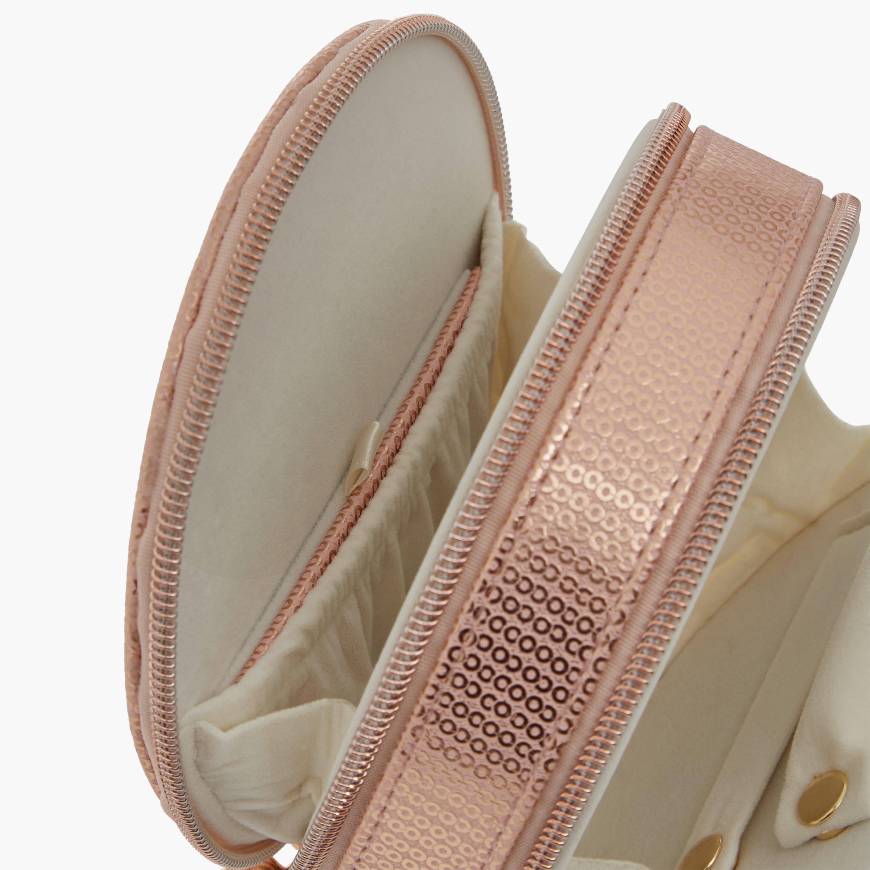 Textured Jewellery Box with Zip Closure - 11X5.5X11-women-watchesandjewellery-jewellery-storage-image-5