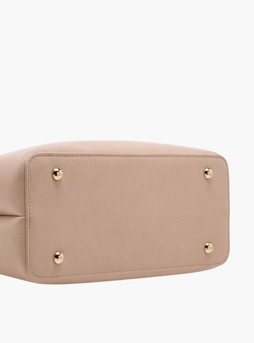 شنطة توتي بارزة الملمس بحزام قابل للفصل وسحاب إغلاق من سيليست-women-bagsandwallets-handbags-image-6