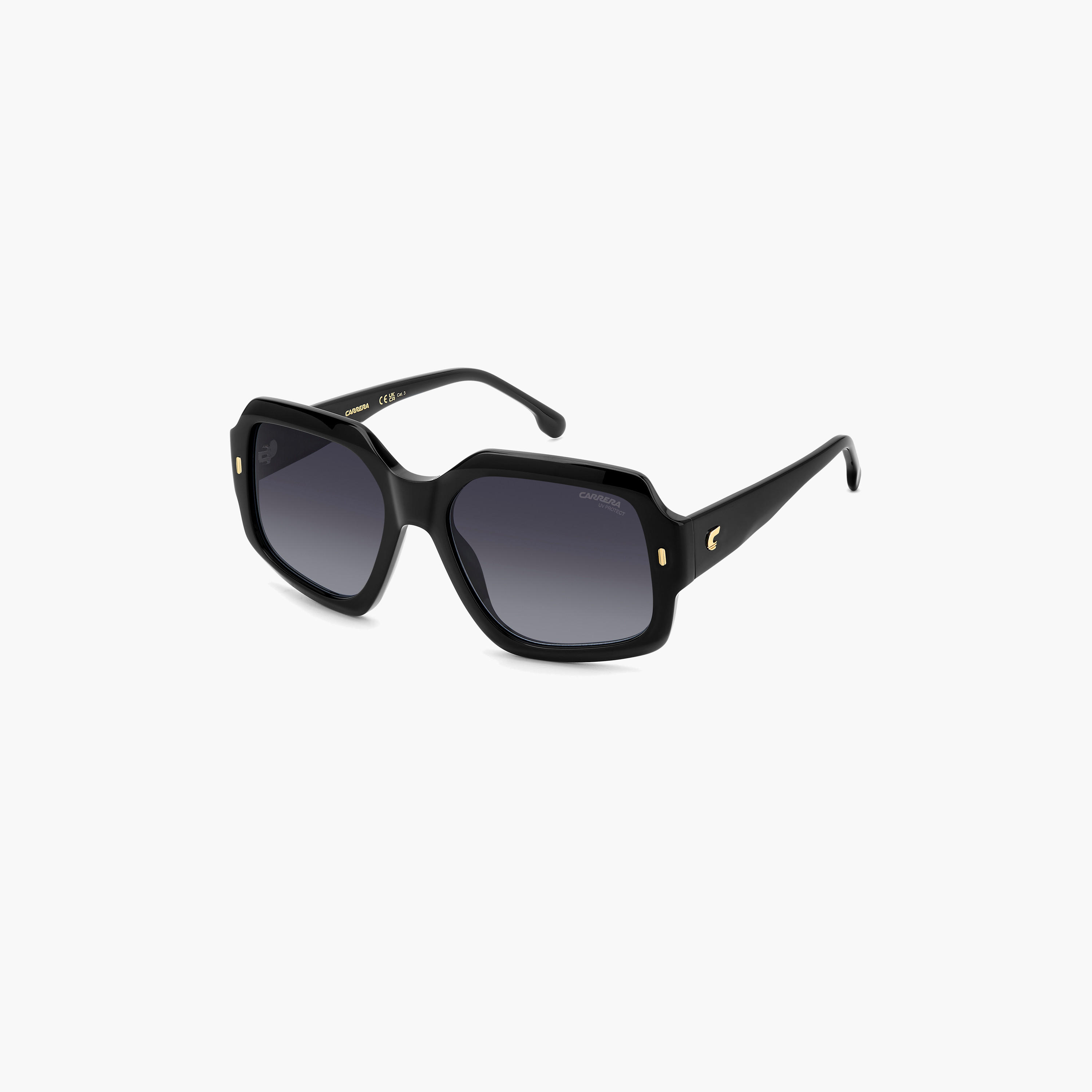 كاريرا- نظارة شمسية نسائية مربعة بظلال رمادية داكنة 56 ملم-men-sunglasses-image-1