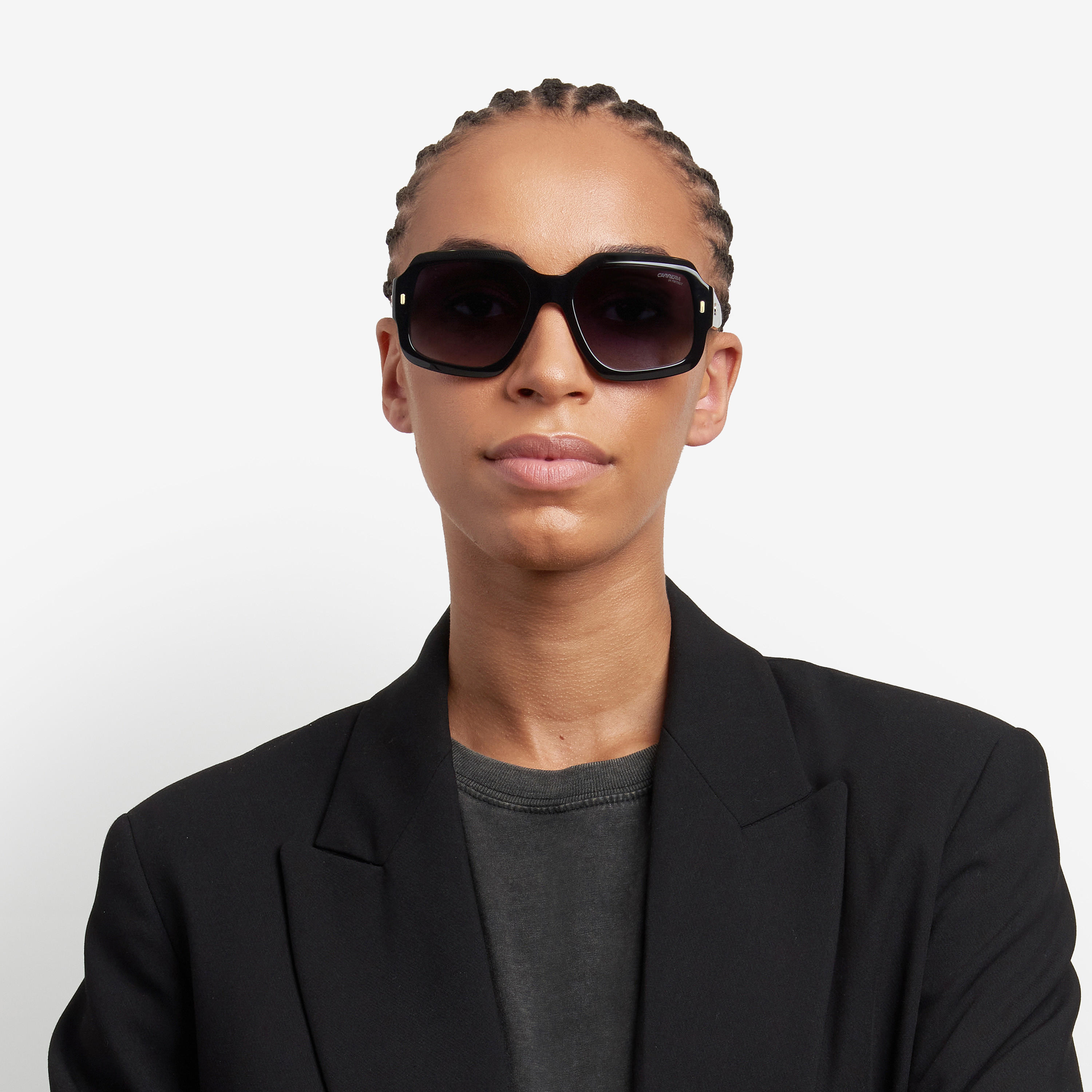 كاريرا- نظارة شمسية نسائية مربعة بظلال رمادية داكنة 56 ملم-men-sunglasses-image-7