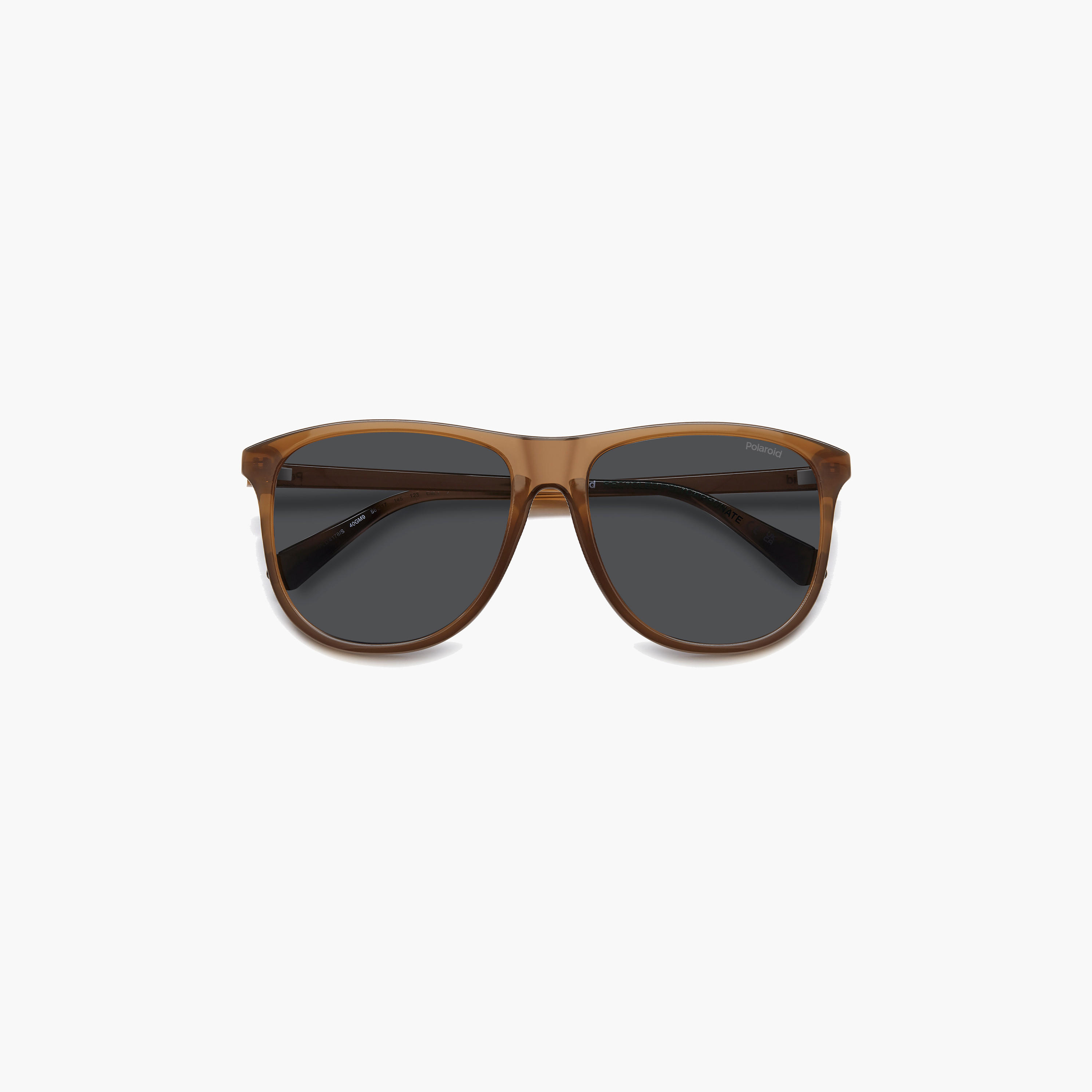Polaroid Men's Polarized 58 MM Grey Rectangle Sunglasses-men-sunglasses-image-5