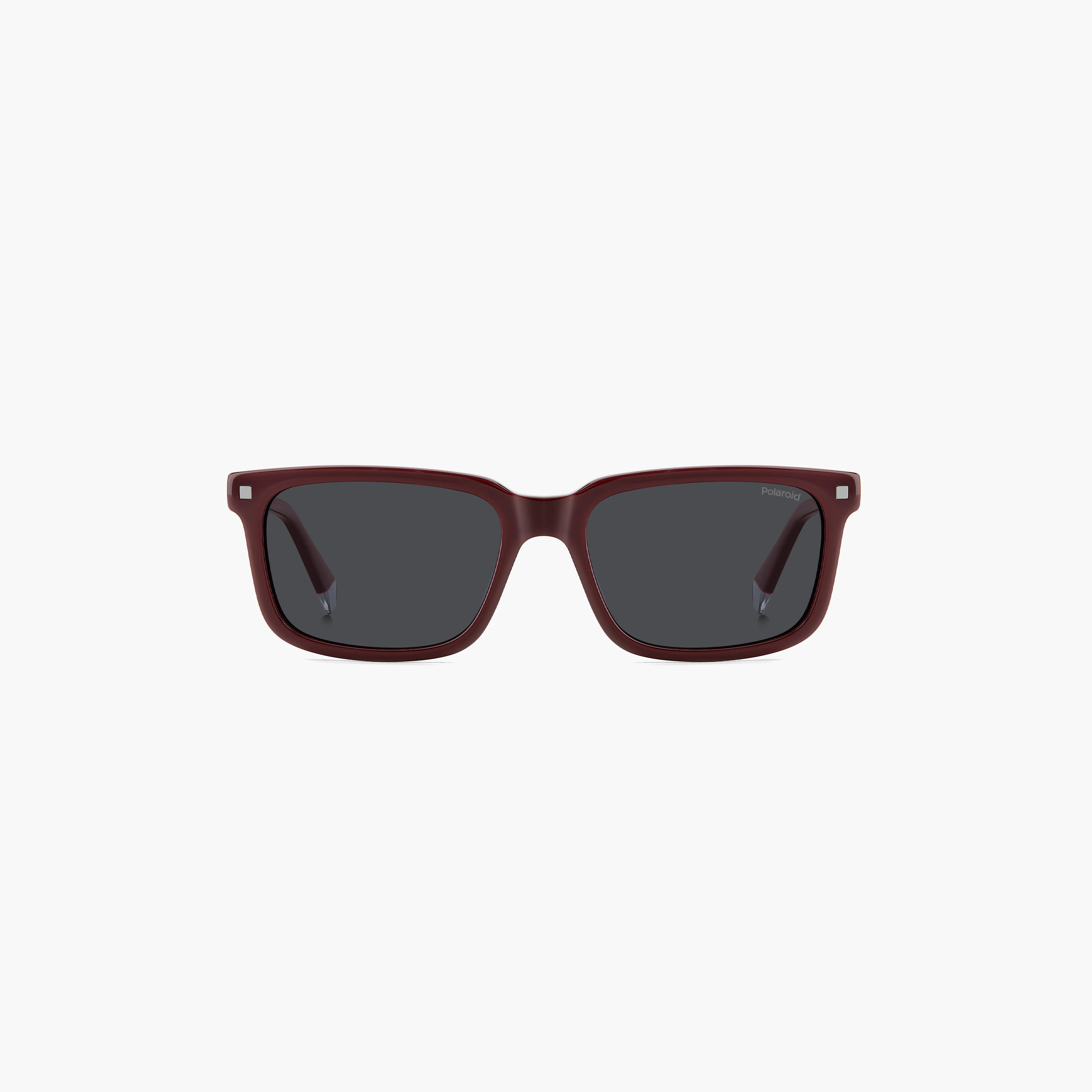 Polaroid Men's Polarized 55 MM Grey Rectangle Sunglasses-men-sunglasses-image-3