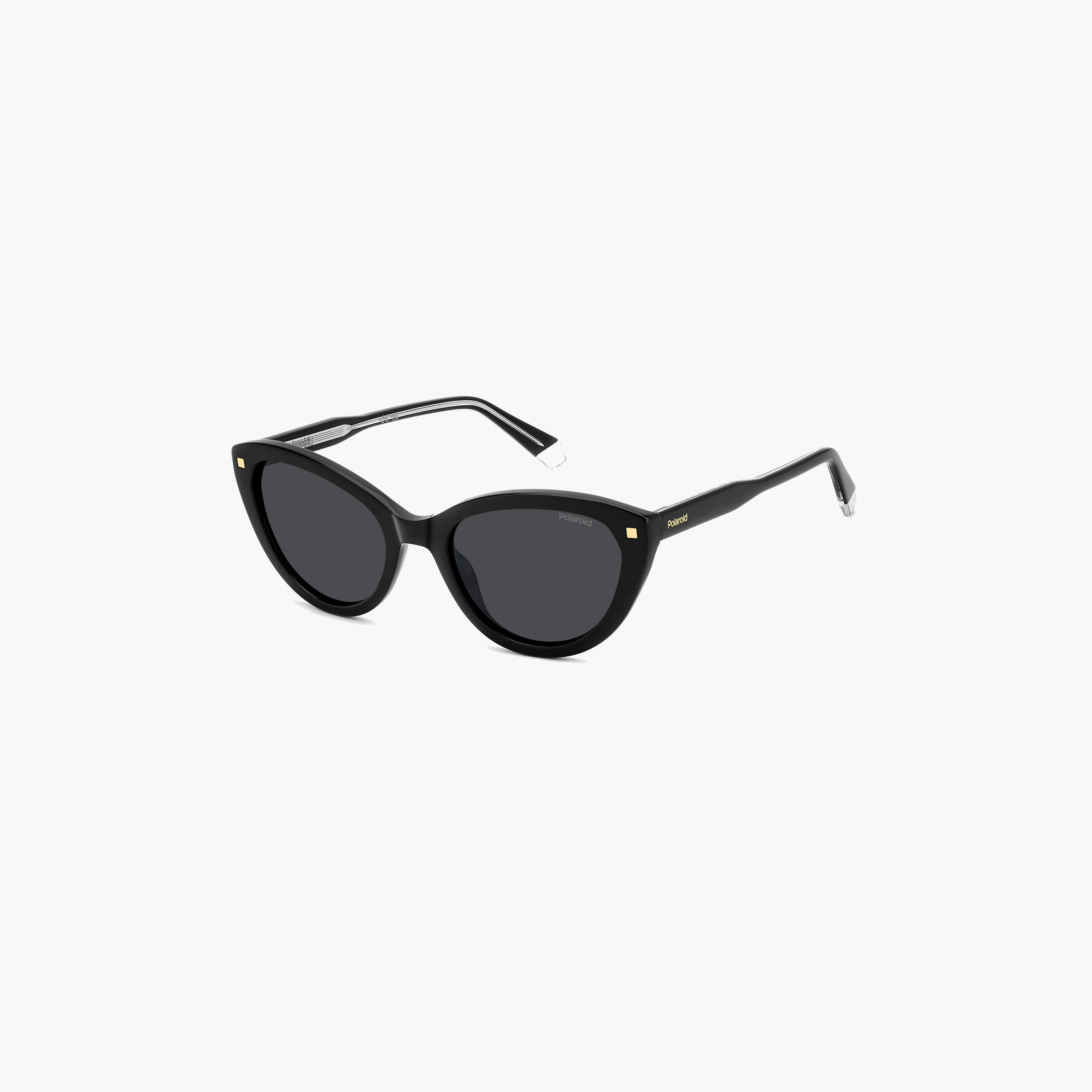بولاريود-   نظارات شمسية نسائية مستقطبة 54 مم على شكل عين قطة رمادية-men-sunglasses-image-1
