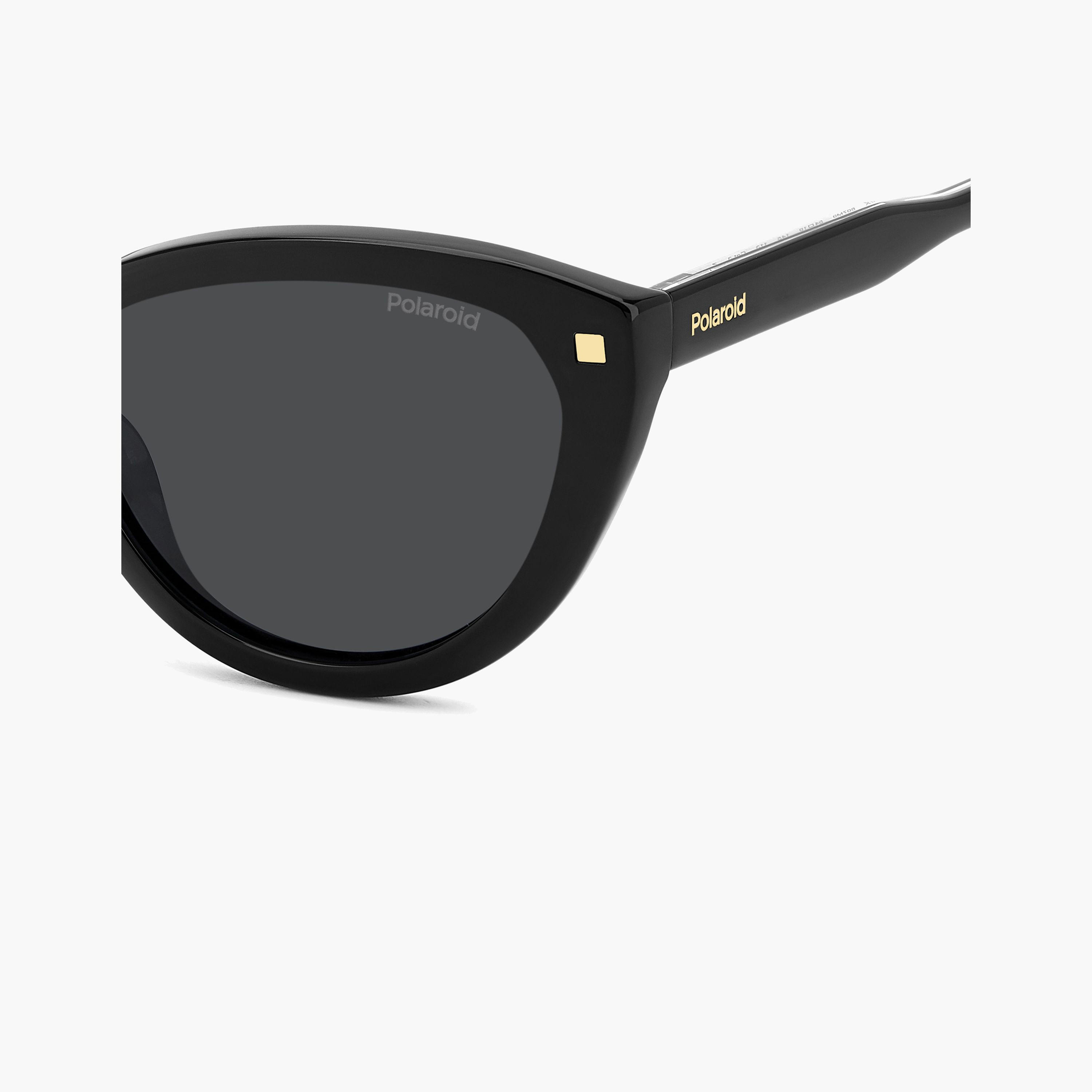 بولاريود-   نظارات شمسية نسائية مستقطبة 54 مم على شكل عين قطة رمادية-men-sunglasses-image-4