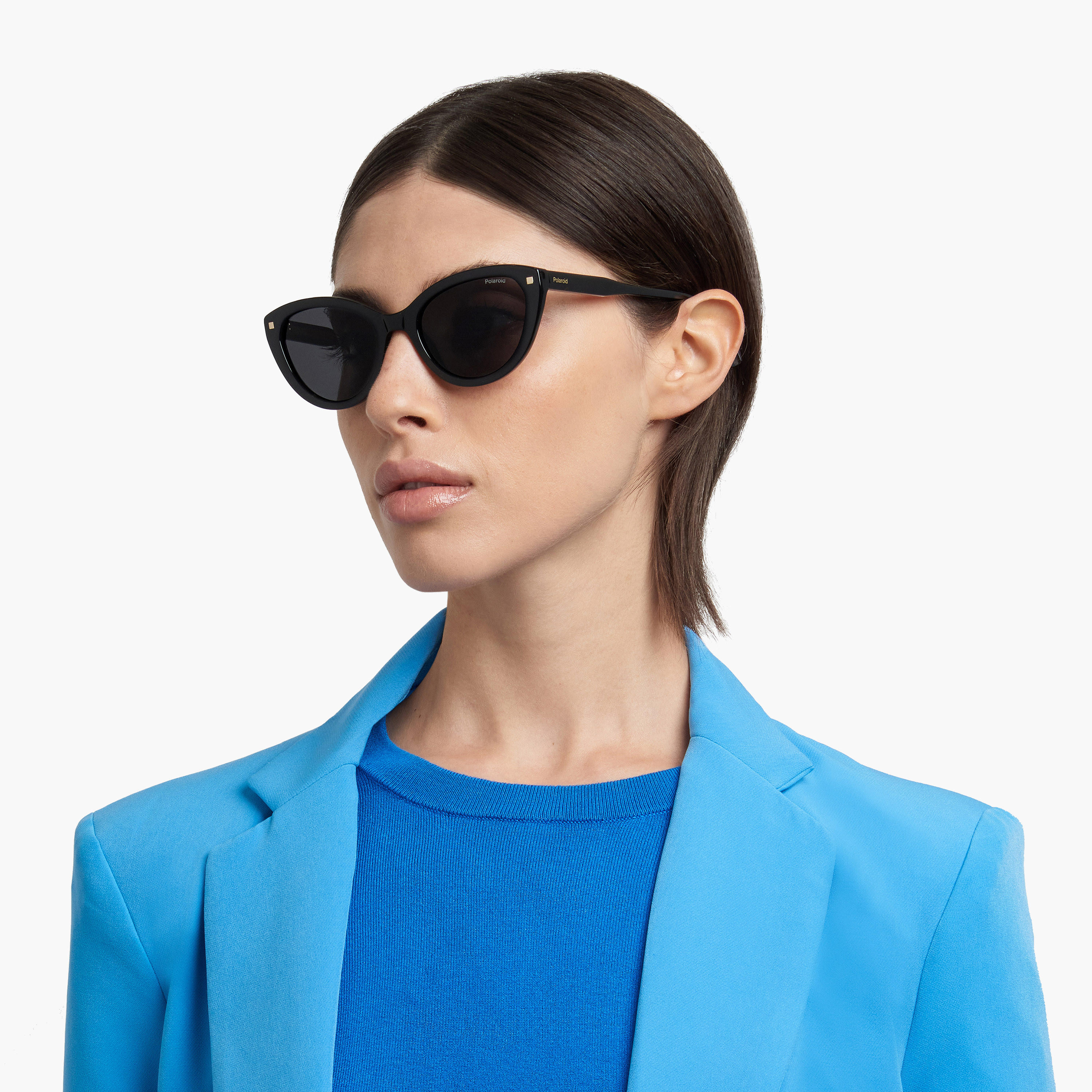 Polaroid Women's Polarized 54 MM Grey Cat Eye Sunglasses-men-sunglasses-image-6