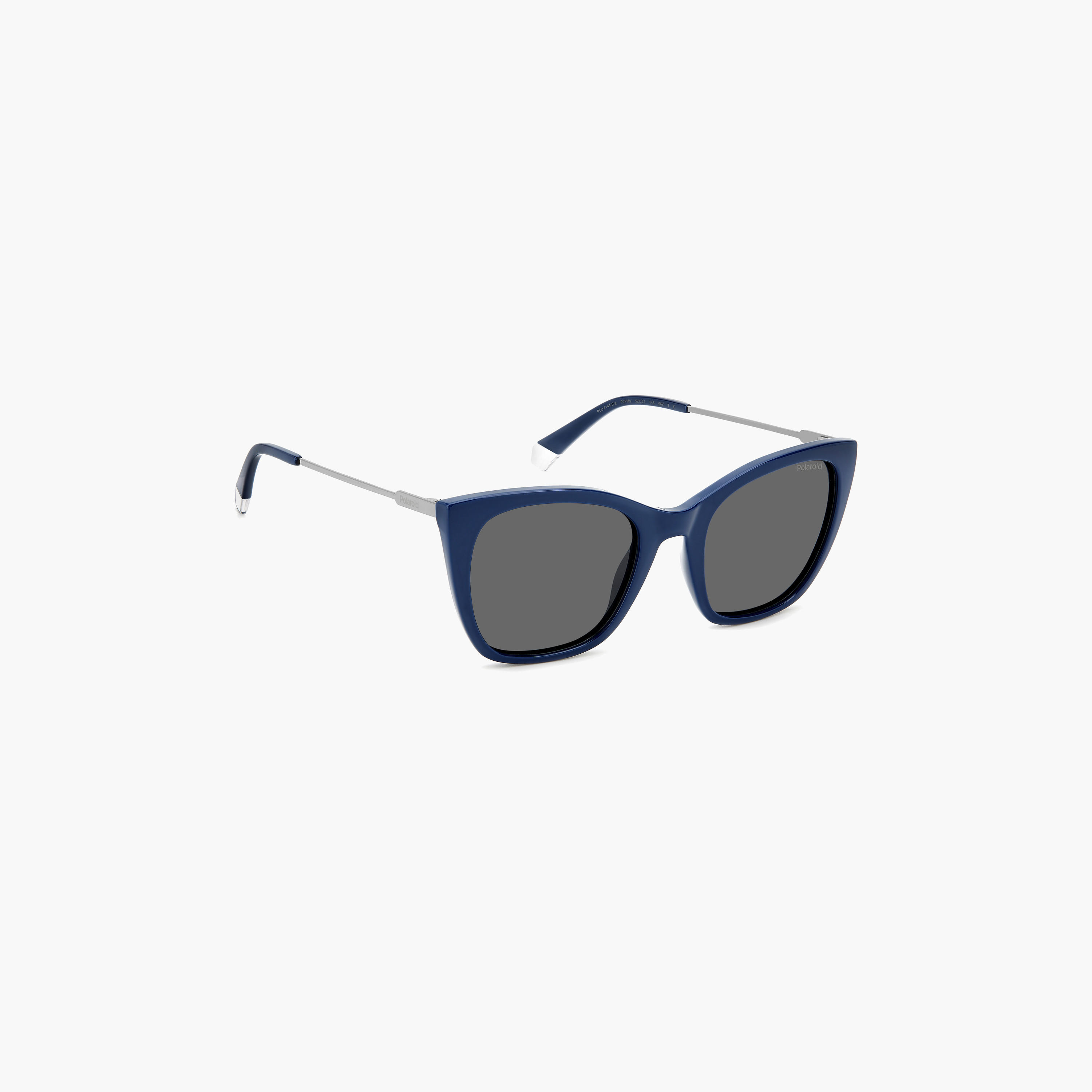 Polaroid Women's Polarized 52 MM Grey Rectangle Sunglasses-men-sunglasses-image-2