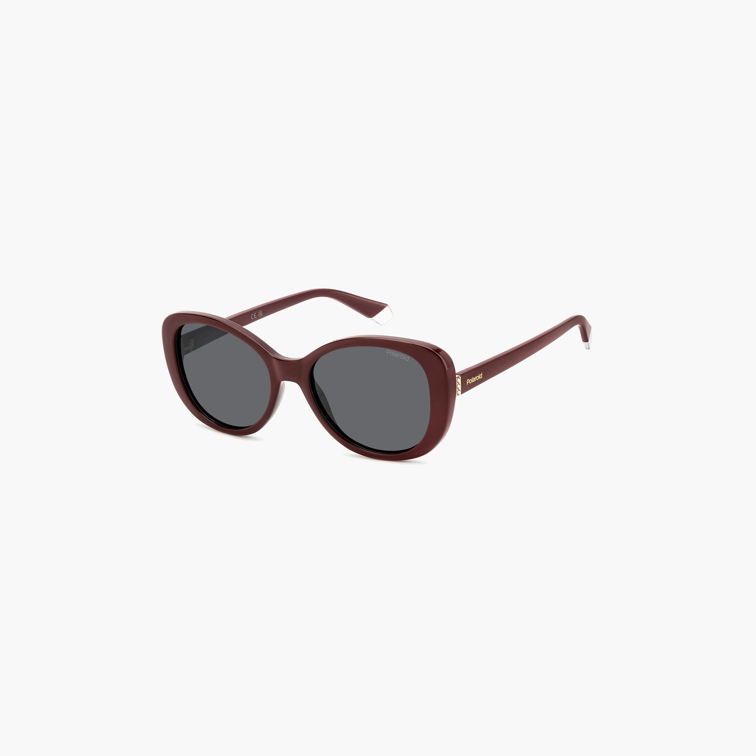 بولاريود-   نظارات شمسية نسائية مستقطبة 55 مم على شكل مستطيل رمادي-men-sunglasses-image-1