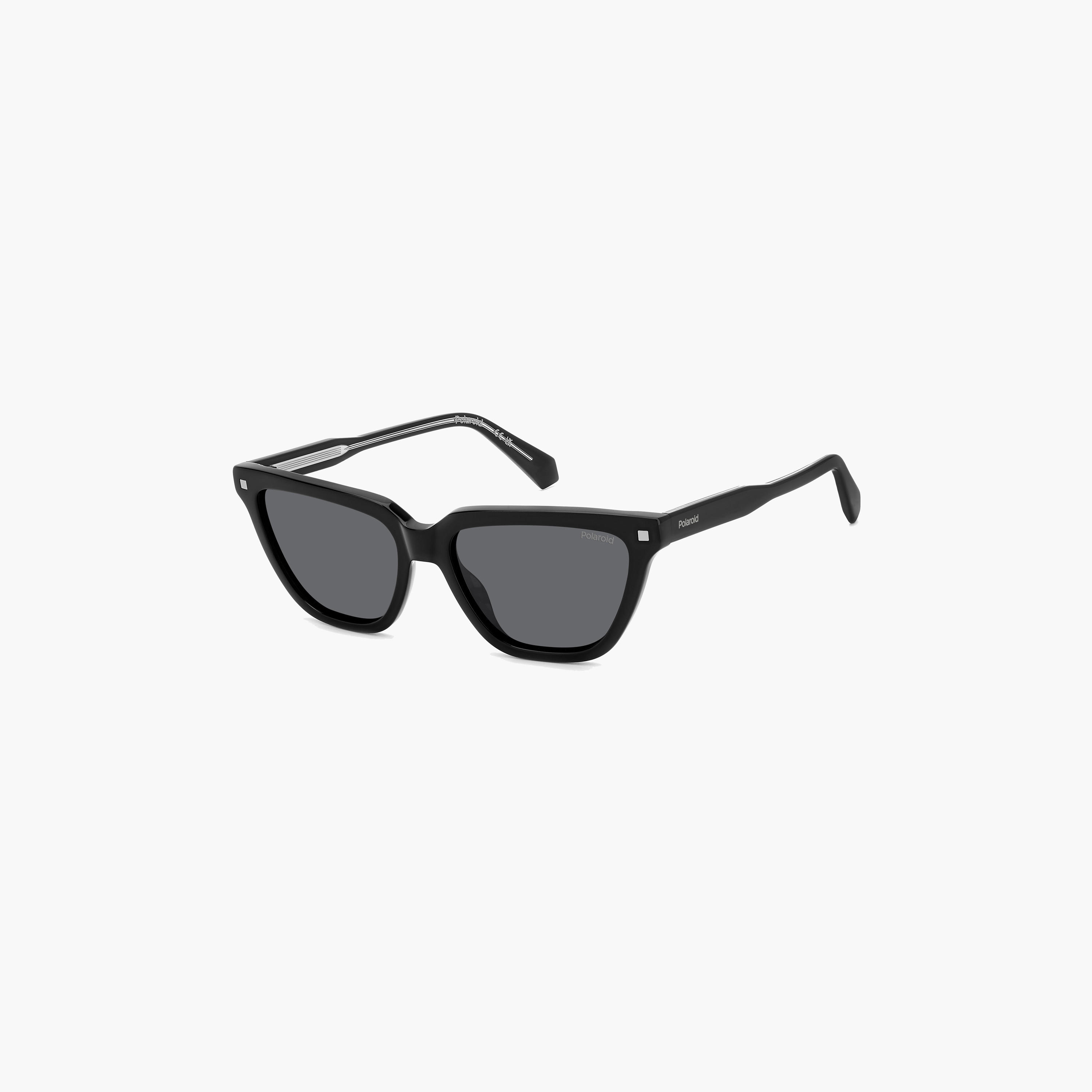 بولاريود-   نظارات شمسية نسائية مستقطبة 55 مم على شكل مستطيل رمادي-men-sunglasses-image-1