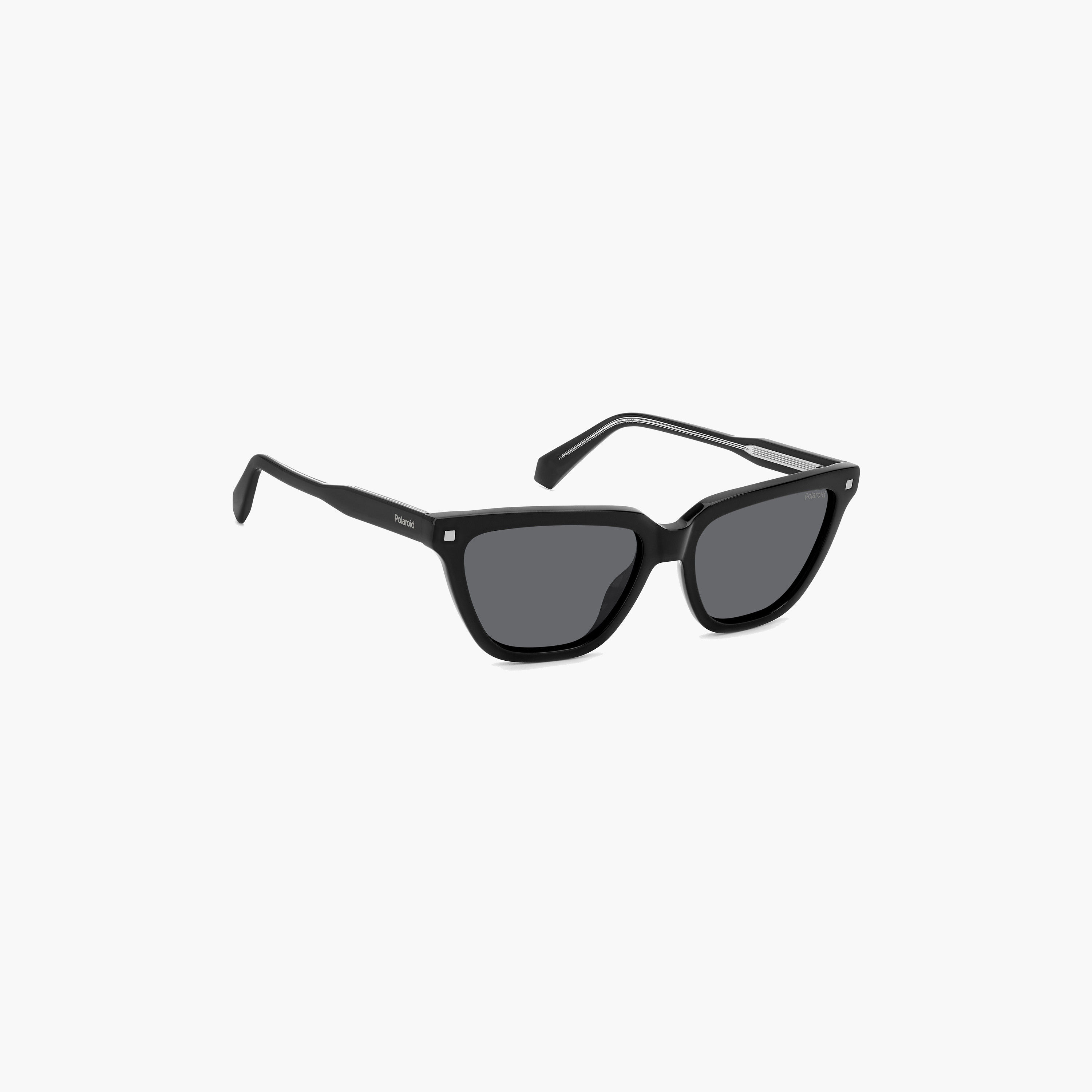 بولاريود- نظارات شمسية نسائية مستقطبة 55 مم على شكل مستطيل رمادي-men-sunglasses-image-2