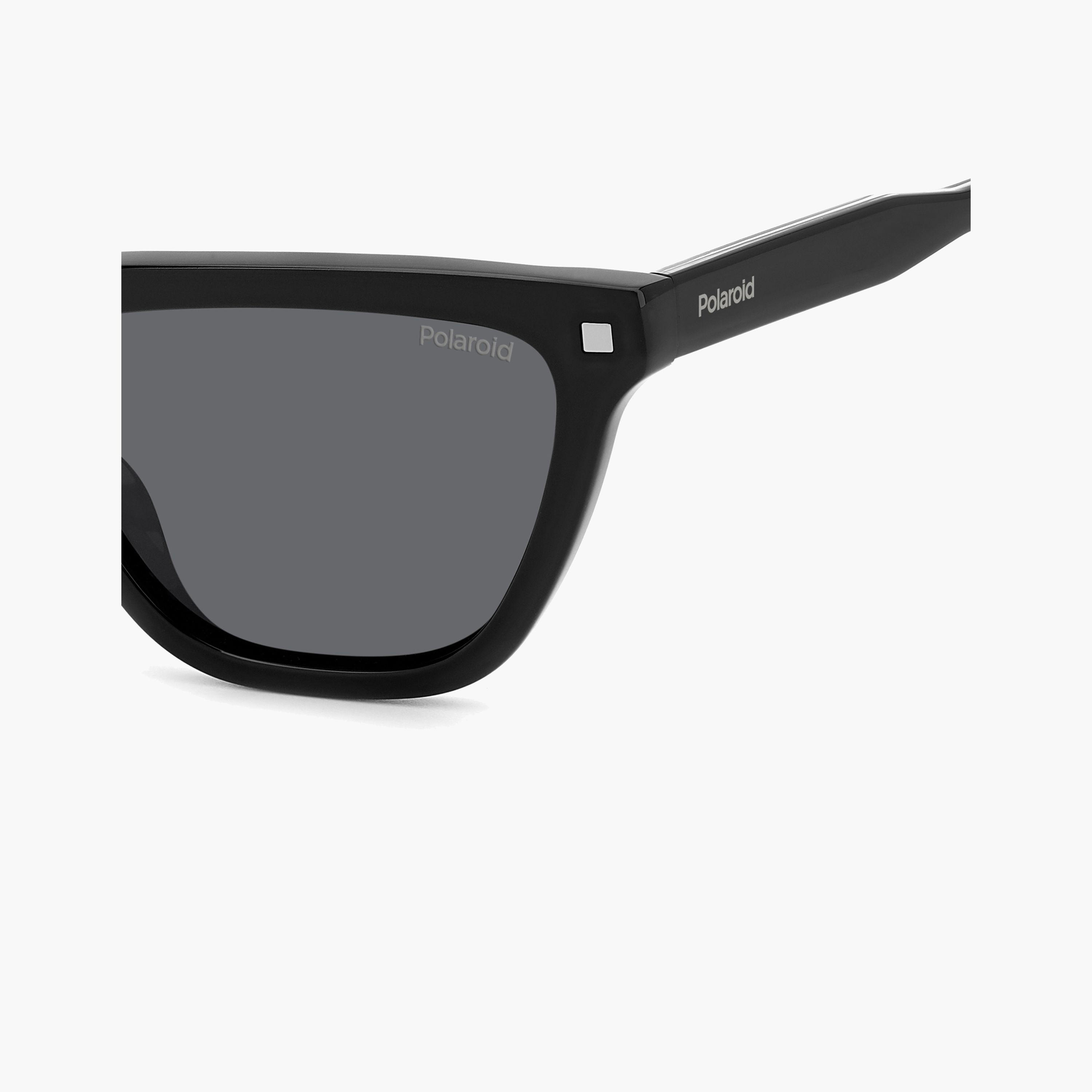 بولاريود-   نظارات شمسية نسائية مستقطبة 55 مم على شكل مستطيل رمادي-men-sunglasses-image-4