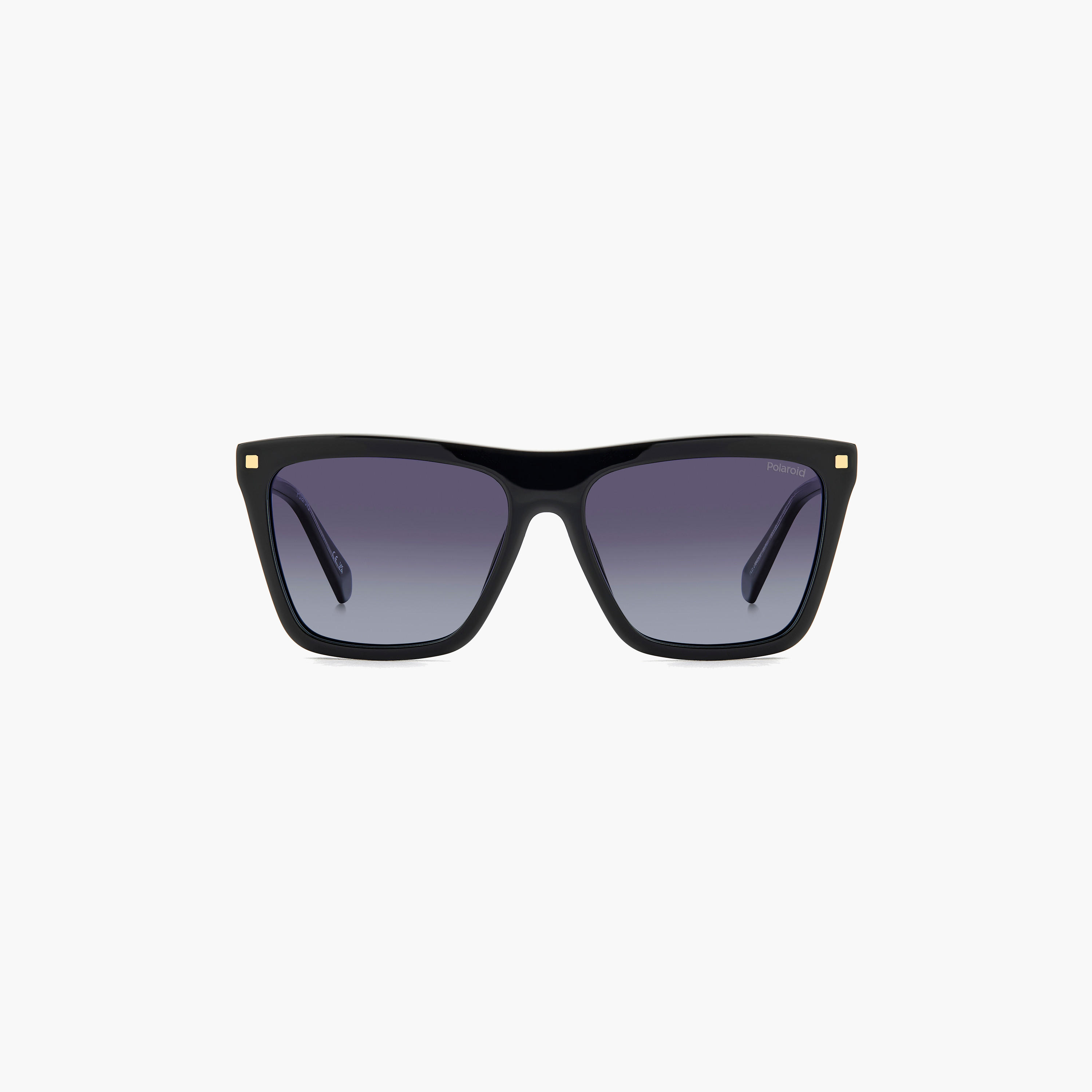 Polaroid Women's Polarized 56 MM Grey Shaded Rectangle Sunglasses-men-sunglasses-image-3