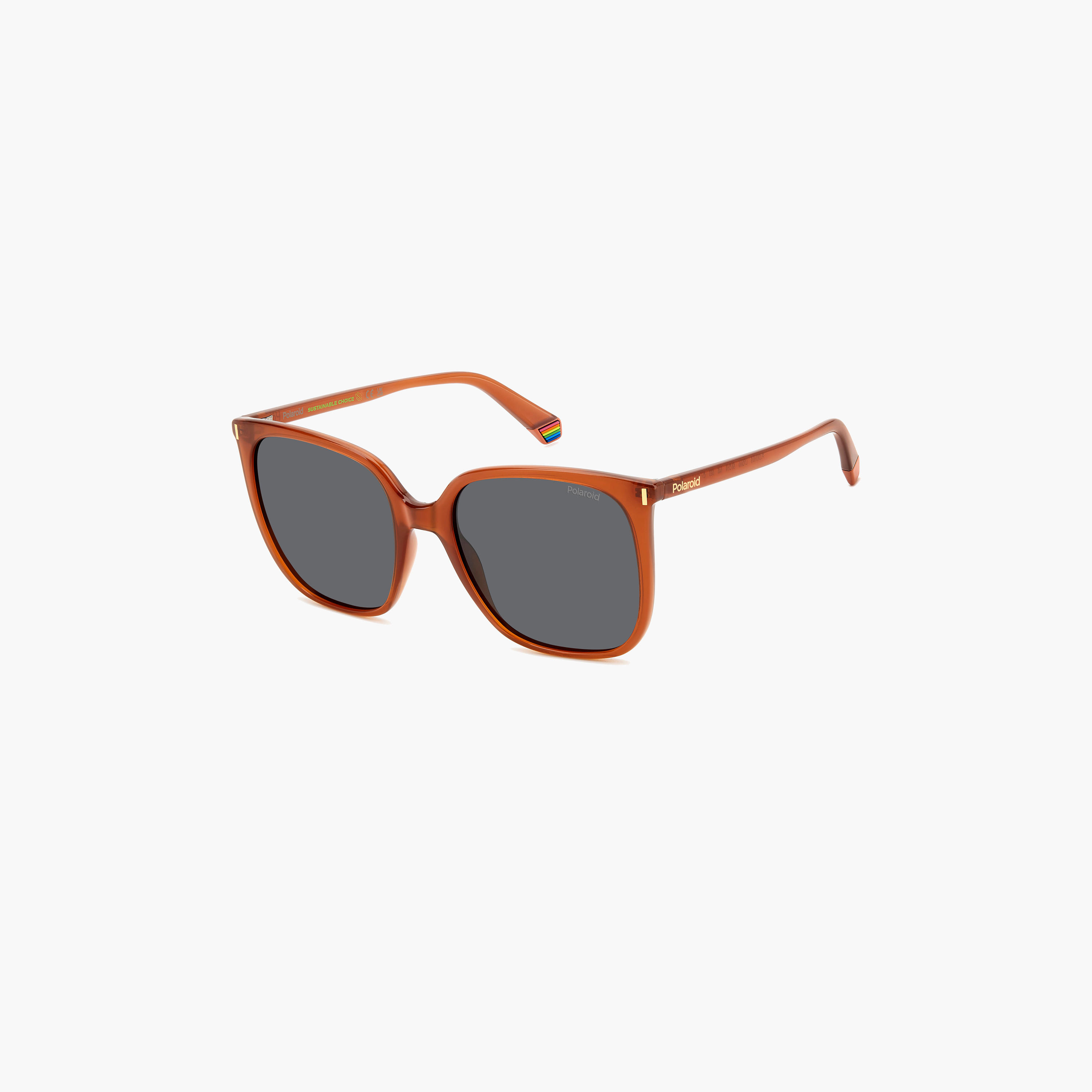 بولاريود-   نظارات شمسية نسائية مستقطبة 56 مم على شكل مربع رمادي-men-sunglasses-image-1