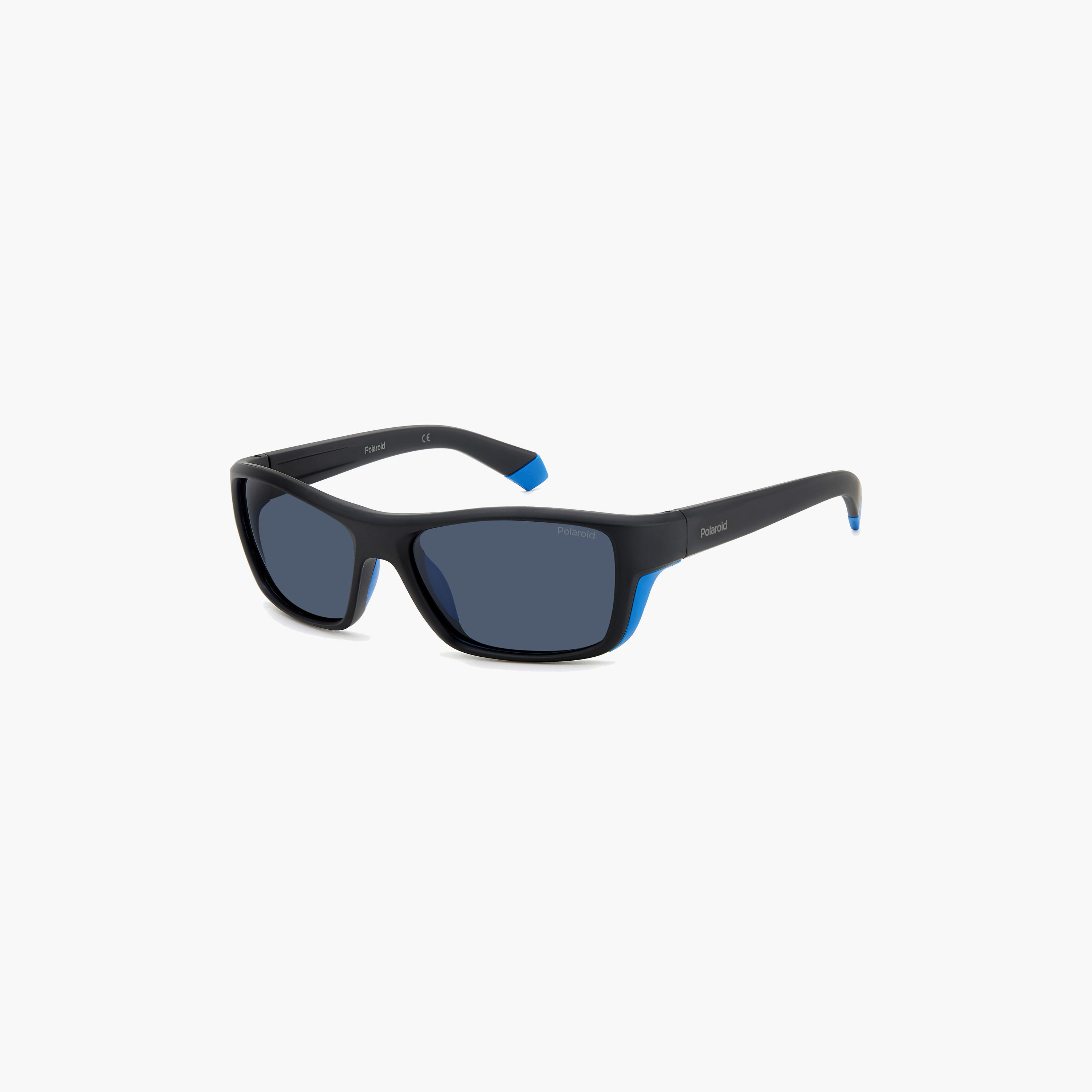 بولاريود-   نظارات شمسية مستطيلة زرقاء مستقطبة للرجال مقاس 57 مم-men-sunglasses-image-1