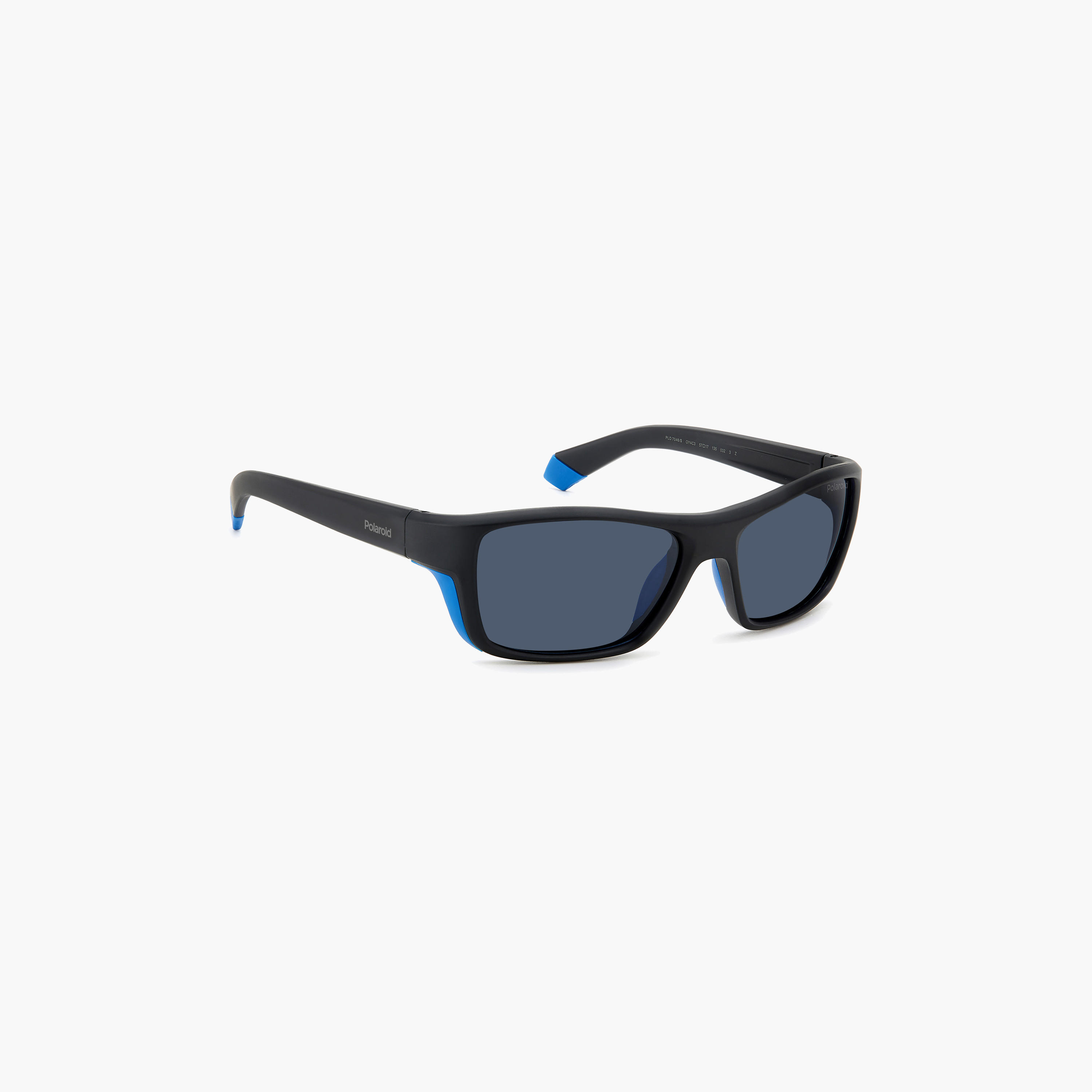 بولاريود-   نظارات شمسية مستطيلة زرقاء مستقطبة للرجال مقاس 57 مم-men-sunglasses-image-2