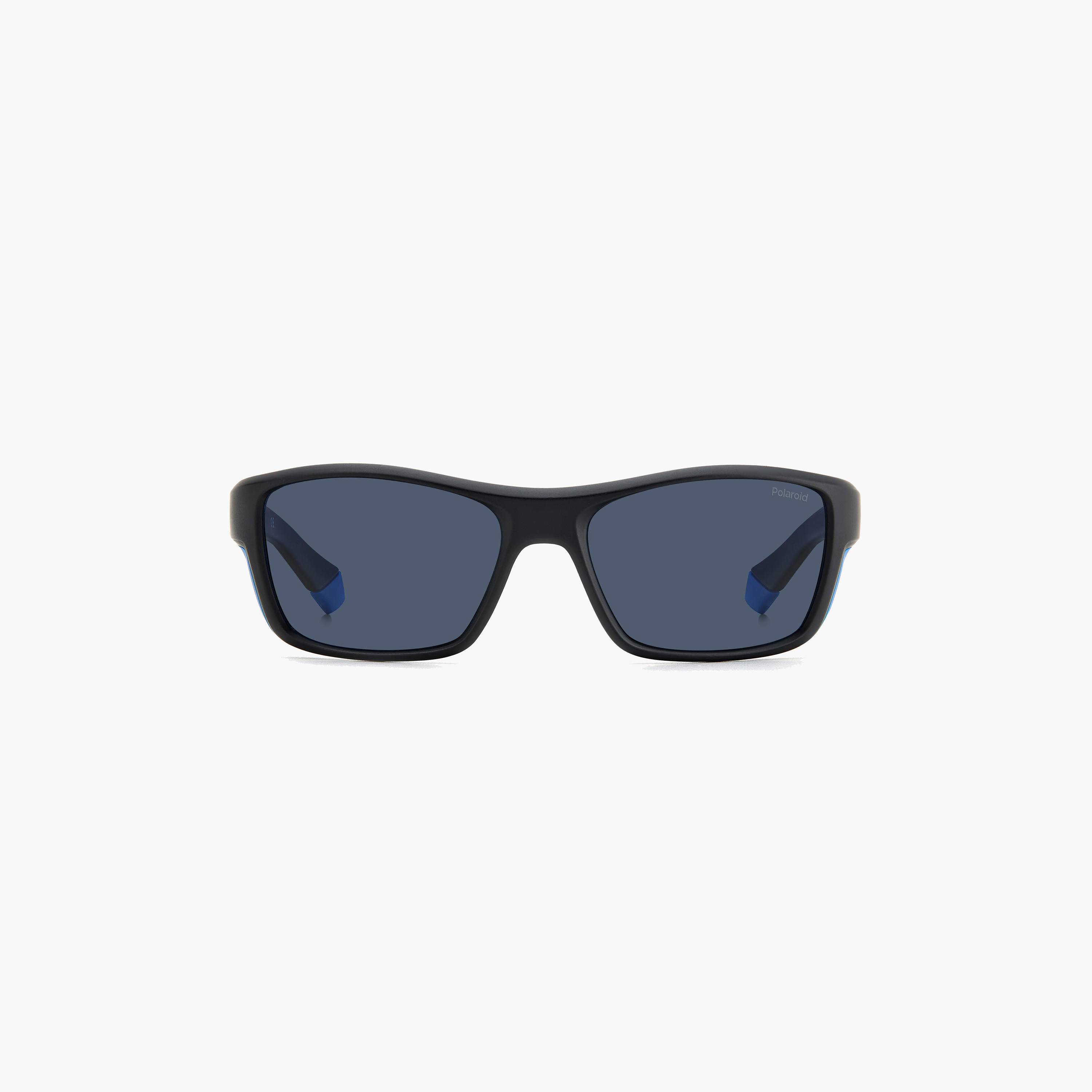Polaroid Men's Polarized 57 MM Blue Rectangle Sunglasses-men-sunglasses-image-3