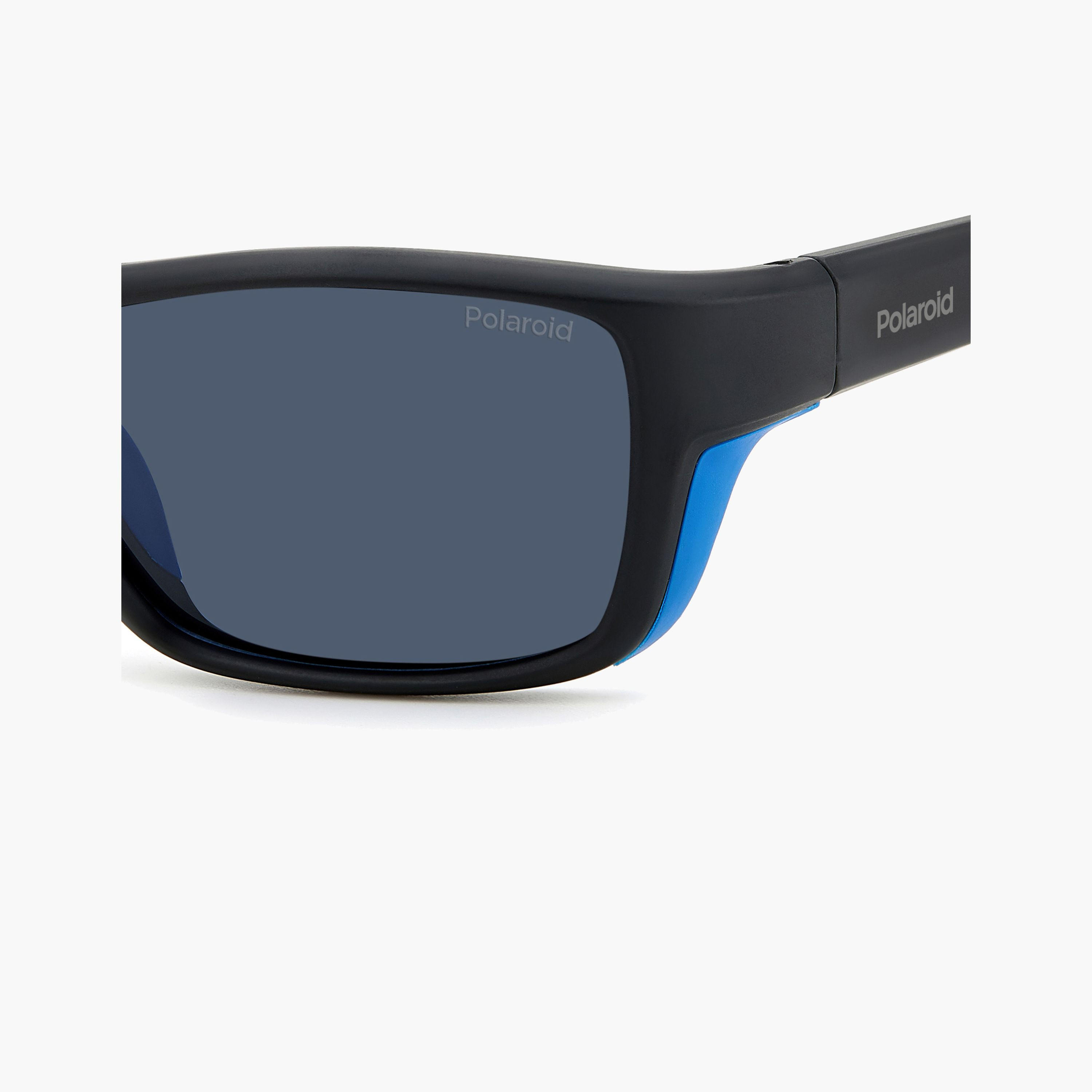 بولاريود-   نظارات شمسية مستطيلة زرقاء مستقطبة للرجال مقاس 57 مم-men-sunglasses-image-4