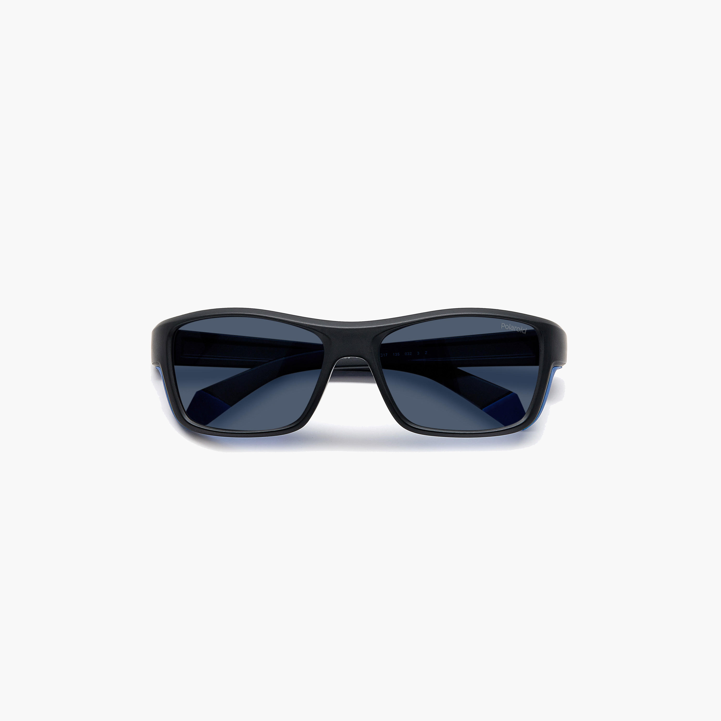 Polaroid Men's Polarized 57 MM Blue Rectangle Sunglasses-men-sunglasses-image-5