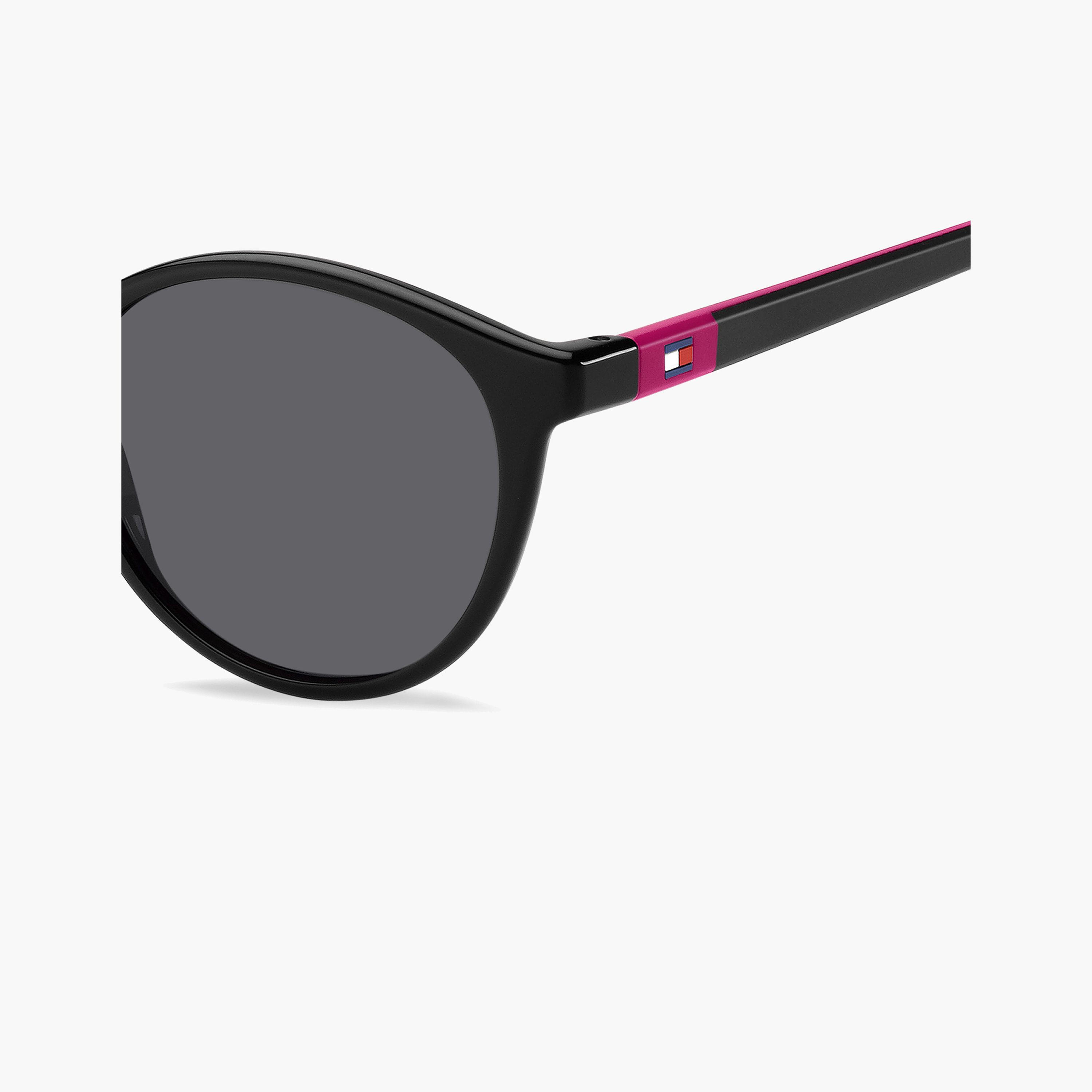 تومي هيلفيغر-   نظارات شمسية هندسية رمادية للأطفال مقاس 47 مم-girls-accessories-sunglasses-image-4