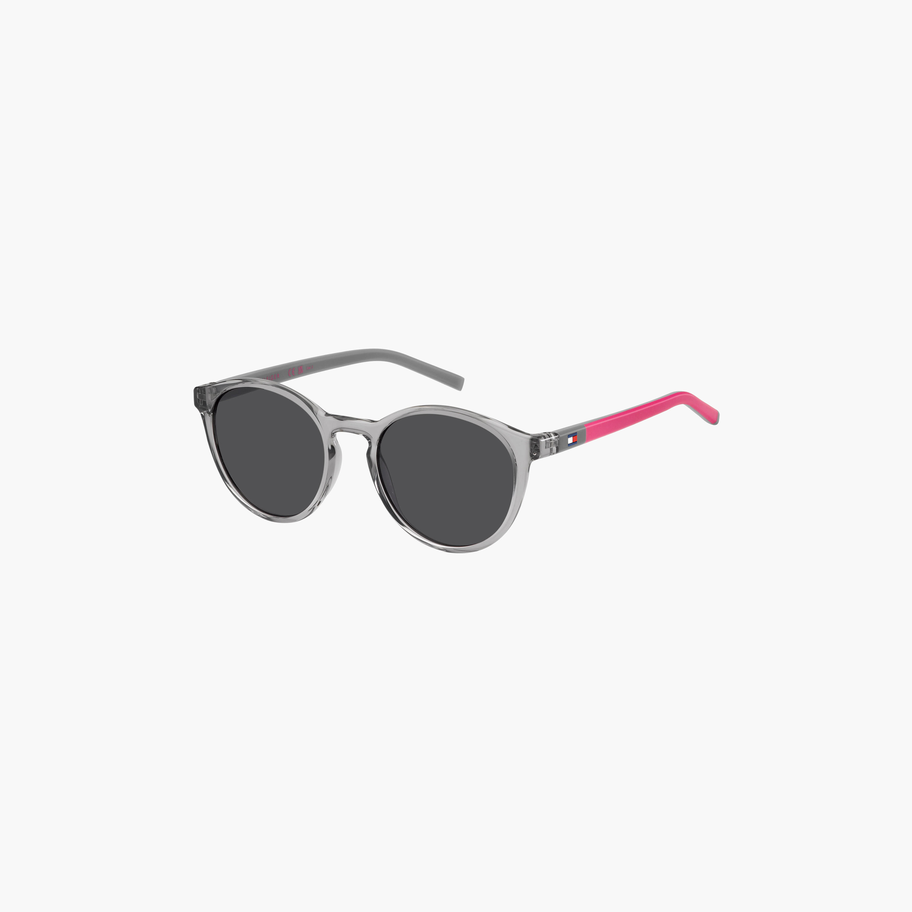 Tommy Hilfiger Kids 47 MM Grey Geometric Sunglasses-girls-accessories-sunglasses-image-1