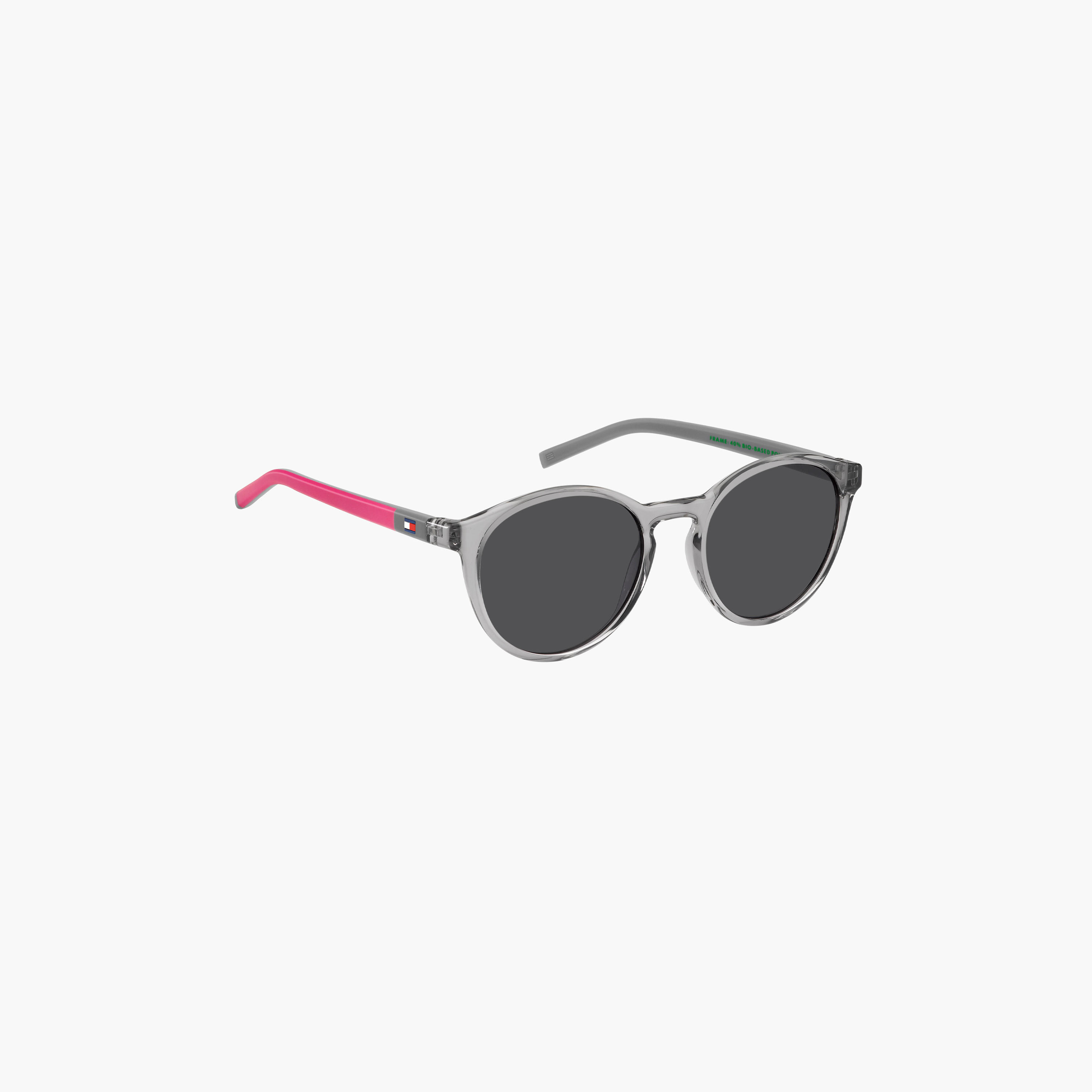 Tommy Hilfiger Kids 47 MM Grey Geometric Sunglasses-girls-accessories-sunglasses-image-2