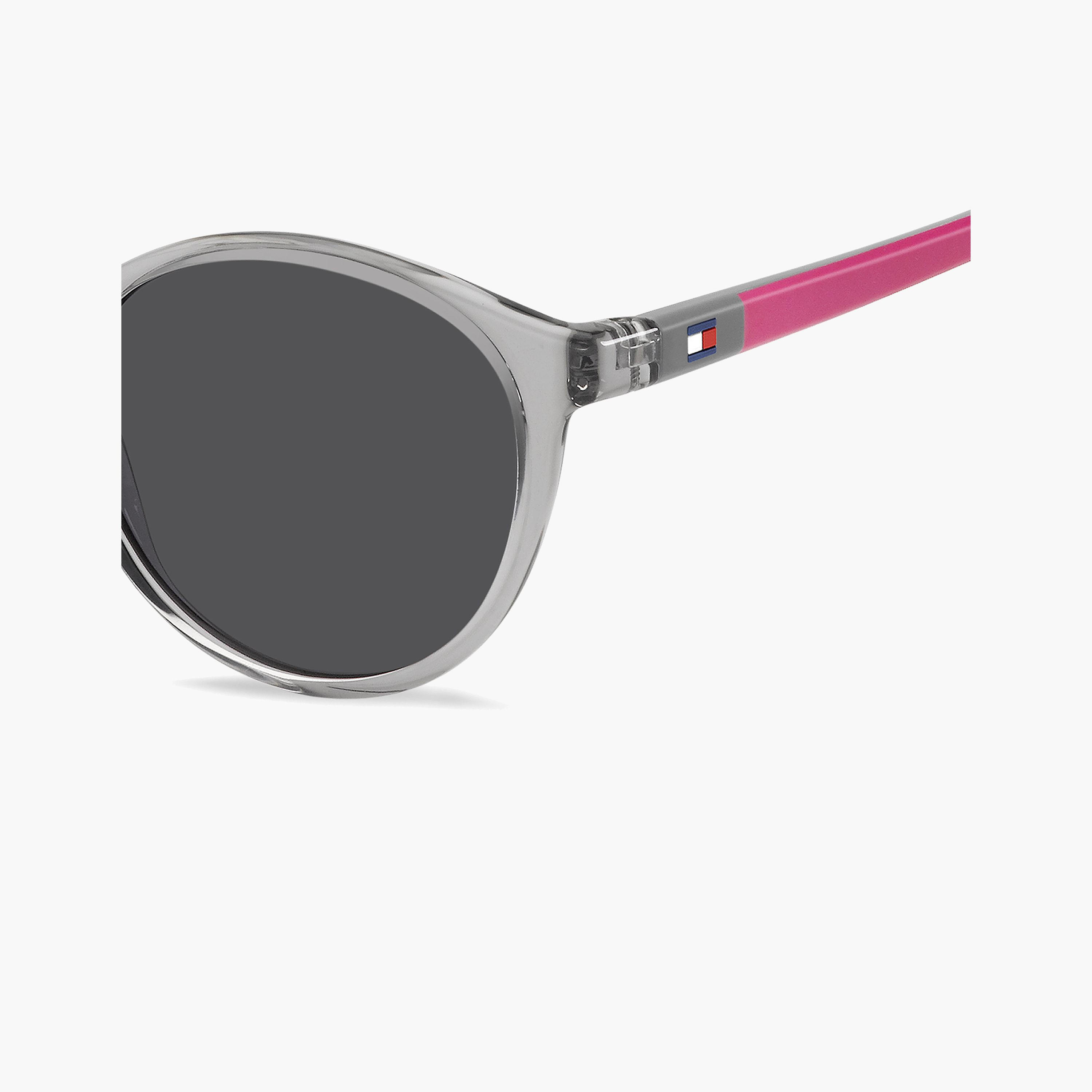 Tommy Hilfiger Kids 47 MM Grey Geometric Sunglasses-girls-accessories-sunglasses-image-4