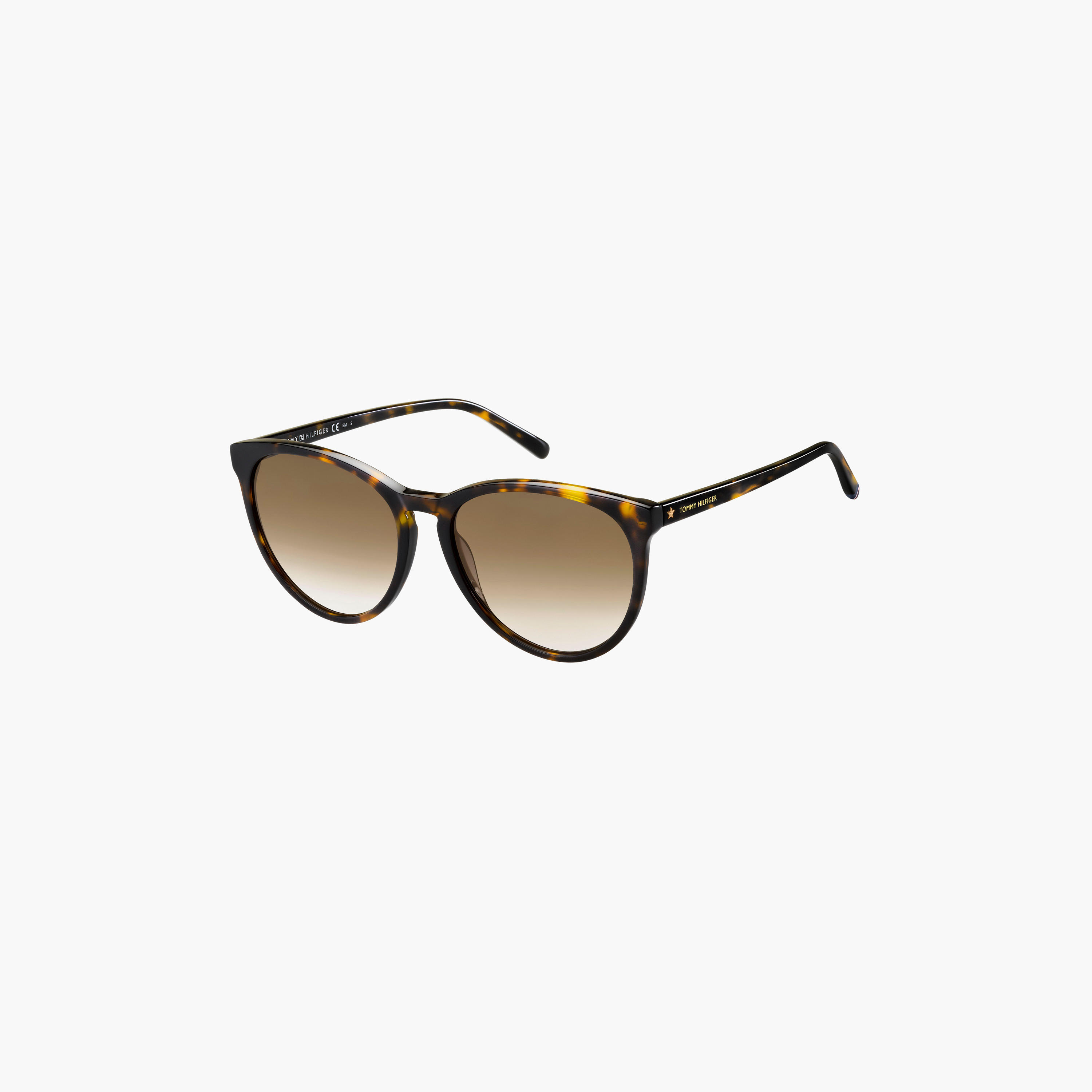 Tommy Hilfiger Women's 56 MM Brown Shaded Cat Eye Sunglasses-men-sunglasses-image-1