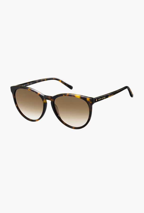 Tommy Hilfiger Women's 56 MM Brown Shaded Cat Eye Sunglasses-men-sunglasses-image-1