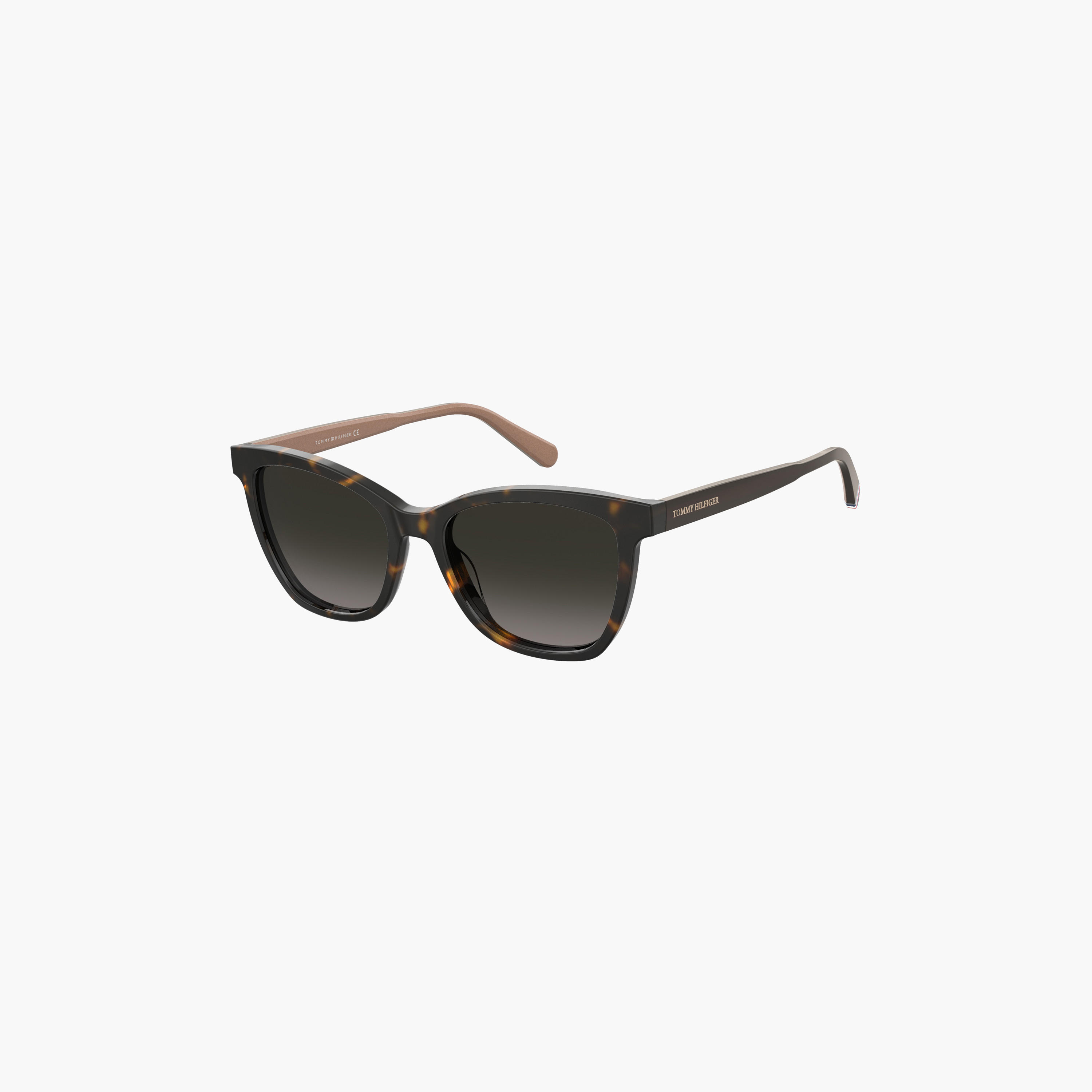 Tommy Hilfiger Women's 54 MM Brown Shaded Rectangle Sunglasses-men-sunglasses-image-1