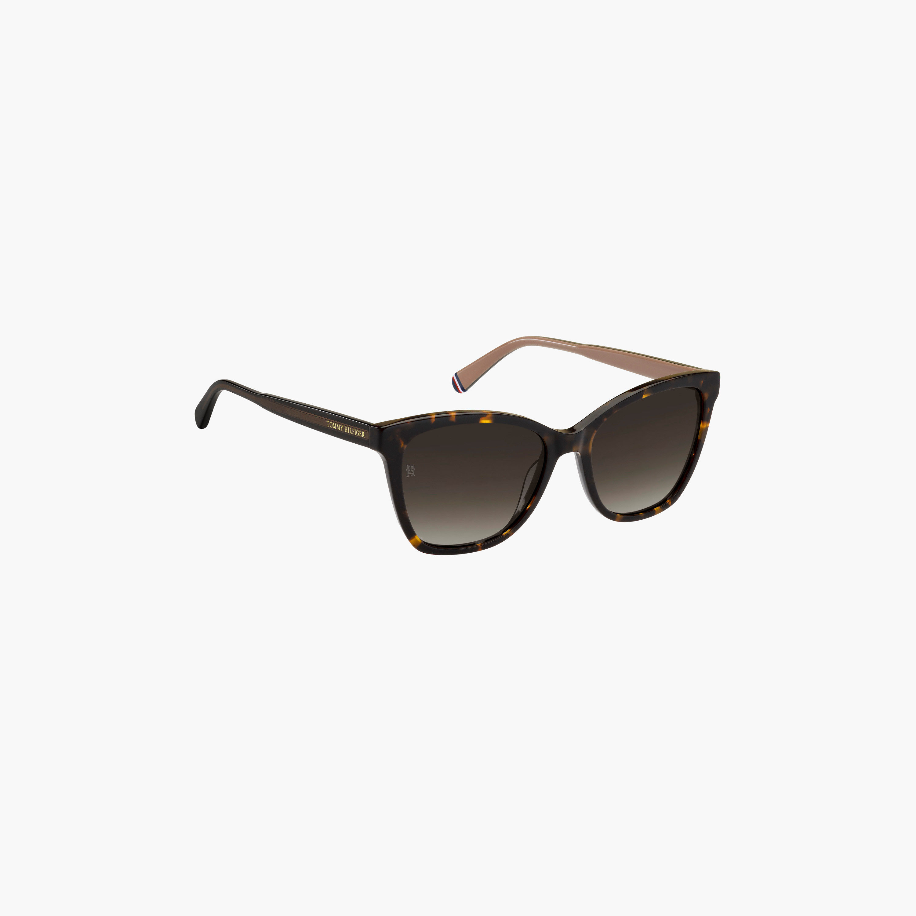 Tommy Hilfiger Women's 54 MM Brown Shaded Rectangle Sunglasses-men-sunglasses-image-2