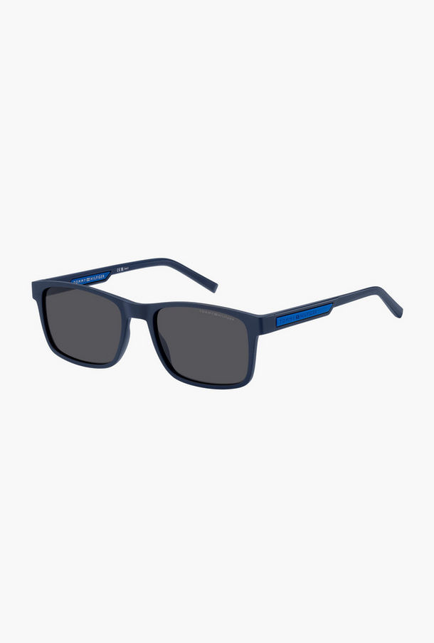 تومي هيلفيغر- نظارات شمسية مستطيلة رمادية للرجال مقاس 56 مم-men-sunglasses-image-1