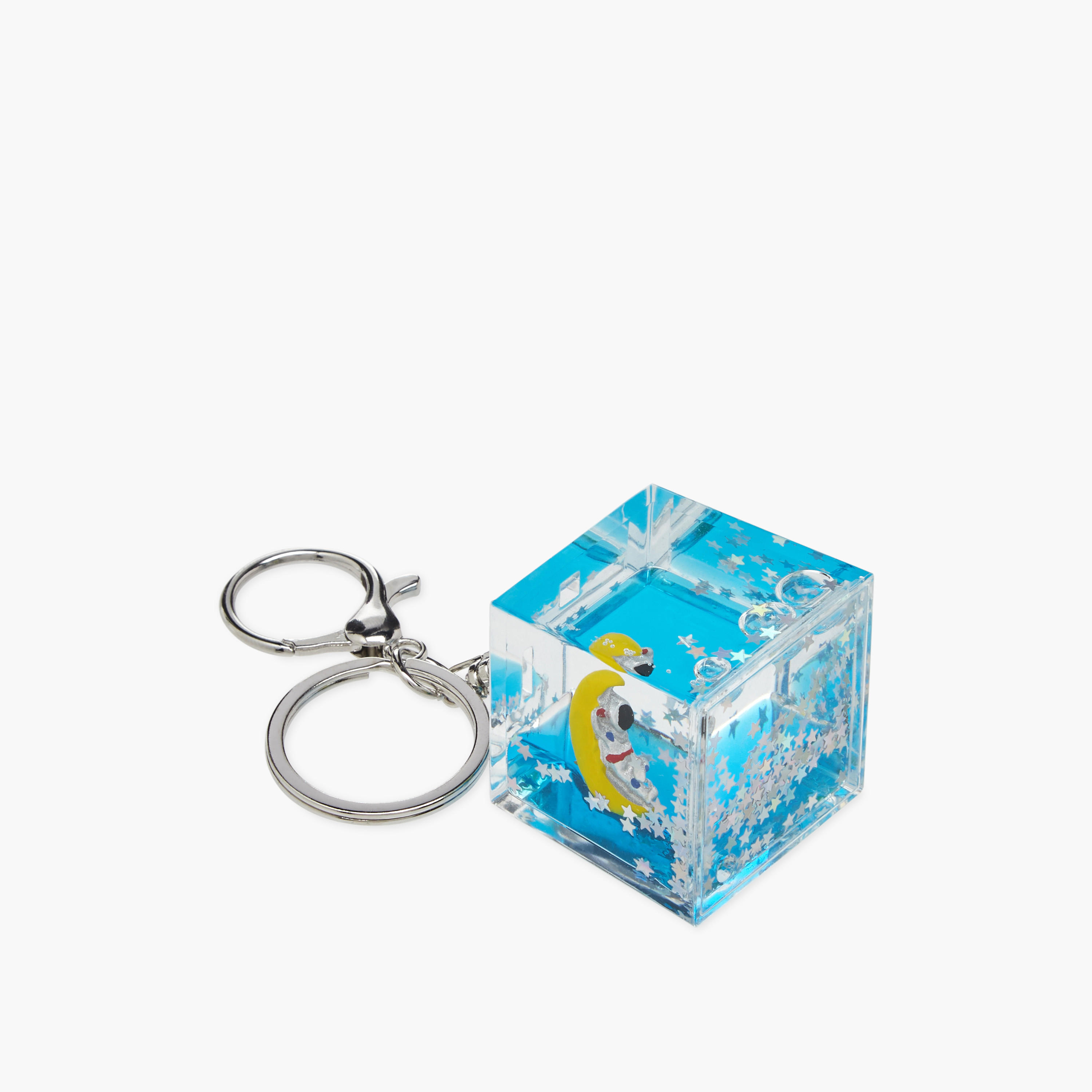 Animal In Moon Liquid Charm Keyring with Hook-girls-accessories-keyringsandbagcharms-image-2