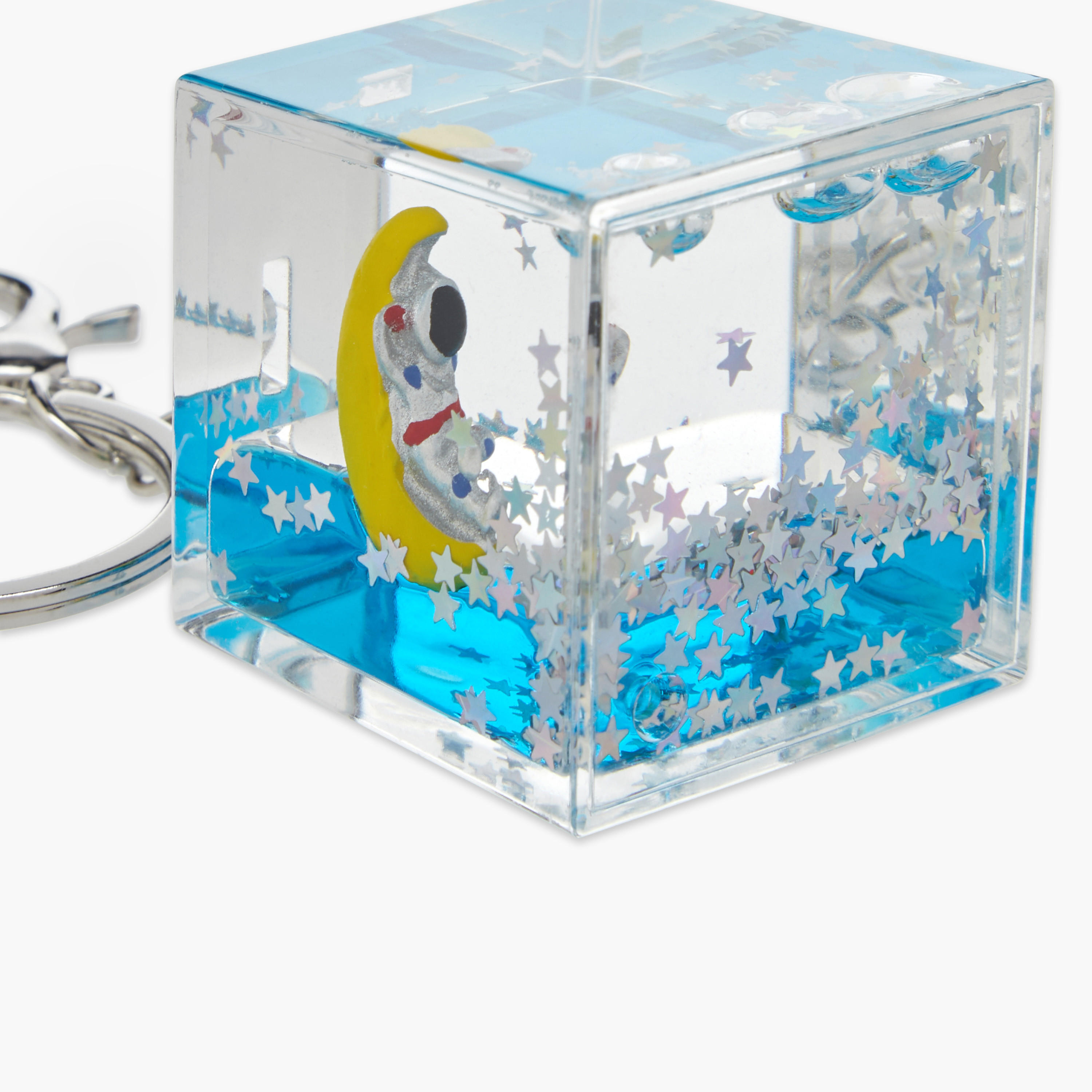 Animal In Moon Liquid Charm Keyring with Hook-girls-accessories-keyringsandbagcharms-image-3