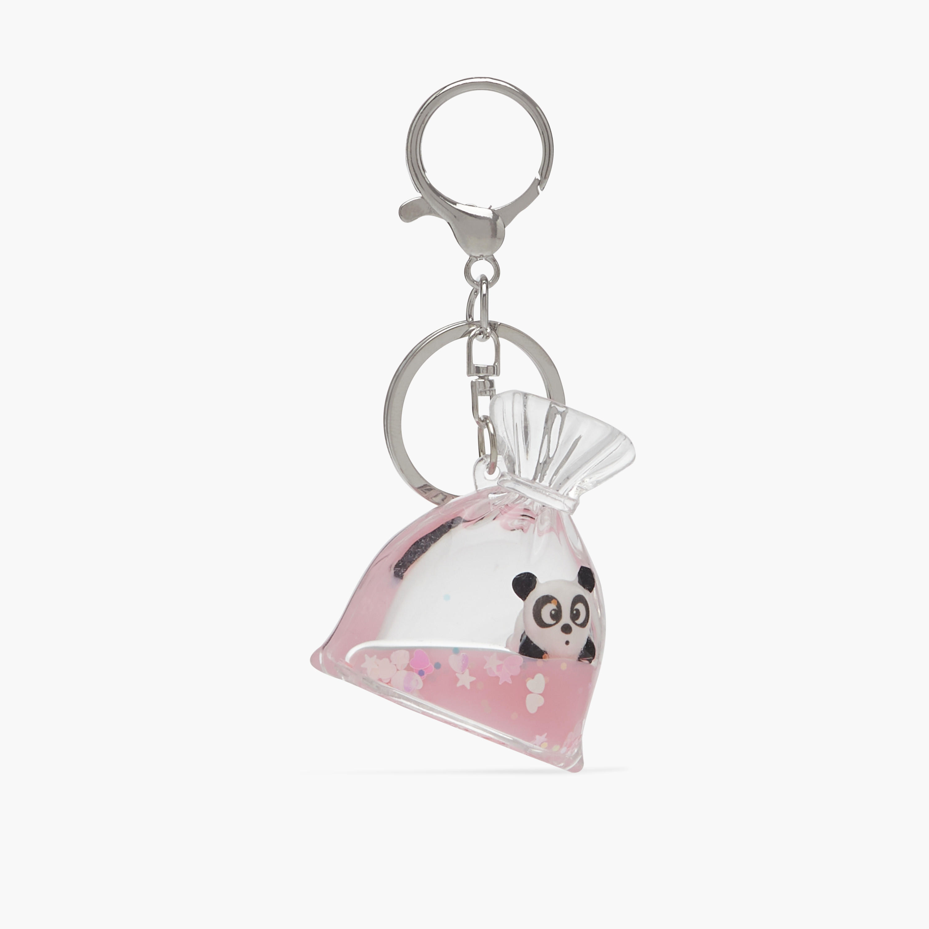 Animal Liquid Charm Keyring with Hook-girls-accessories-keyringsandbagcharms-image-1