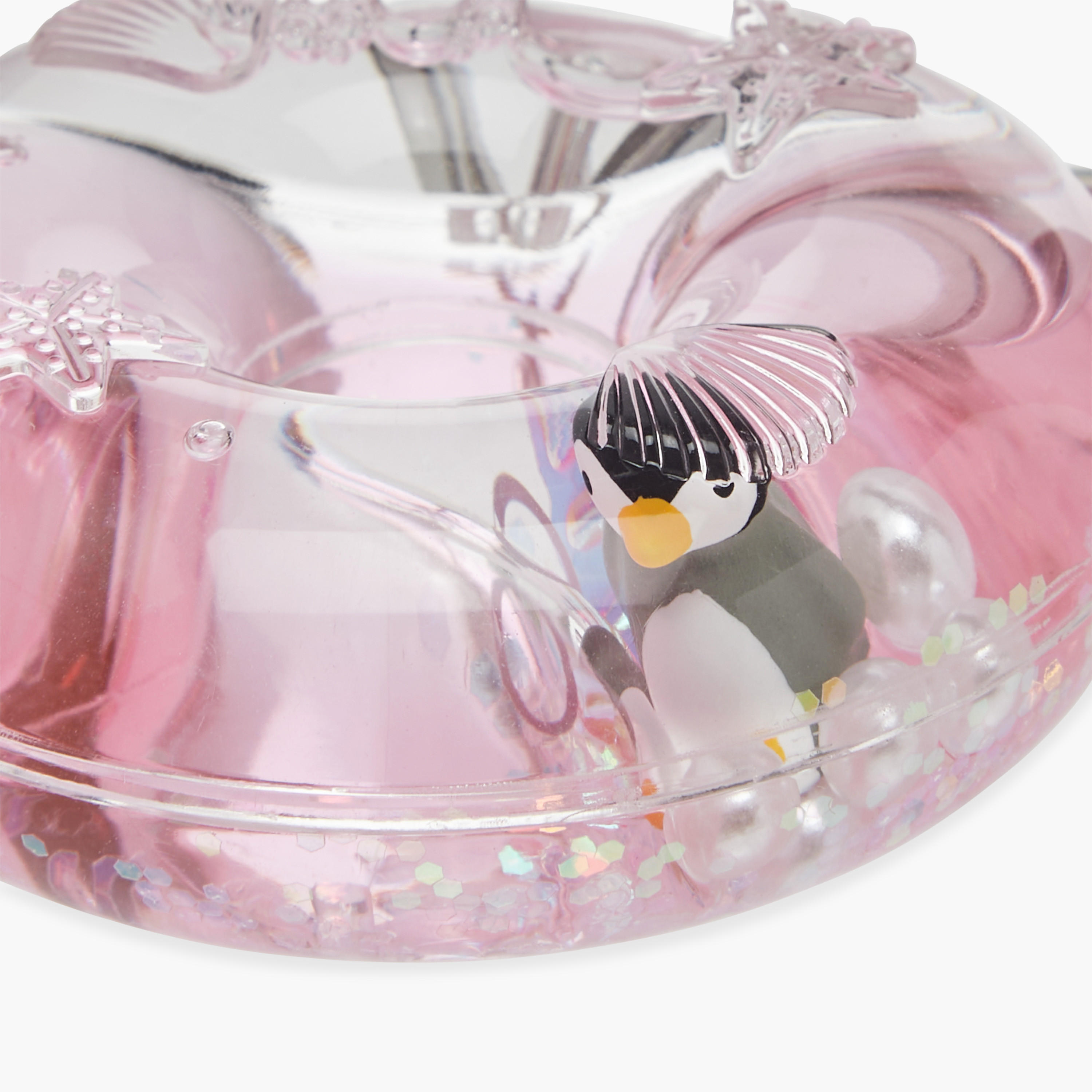 Penguin Liquid Charm Keyring with Hook-girls-accessories-keyringsandbagcharms-image-3