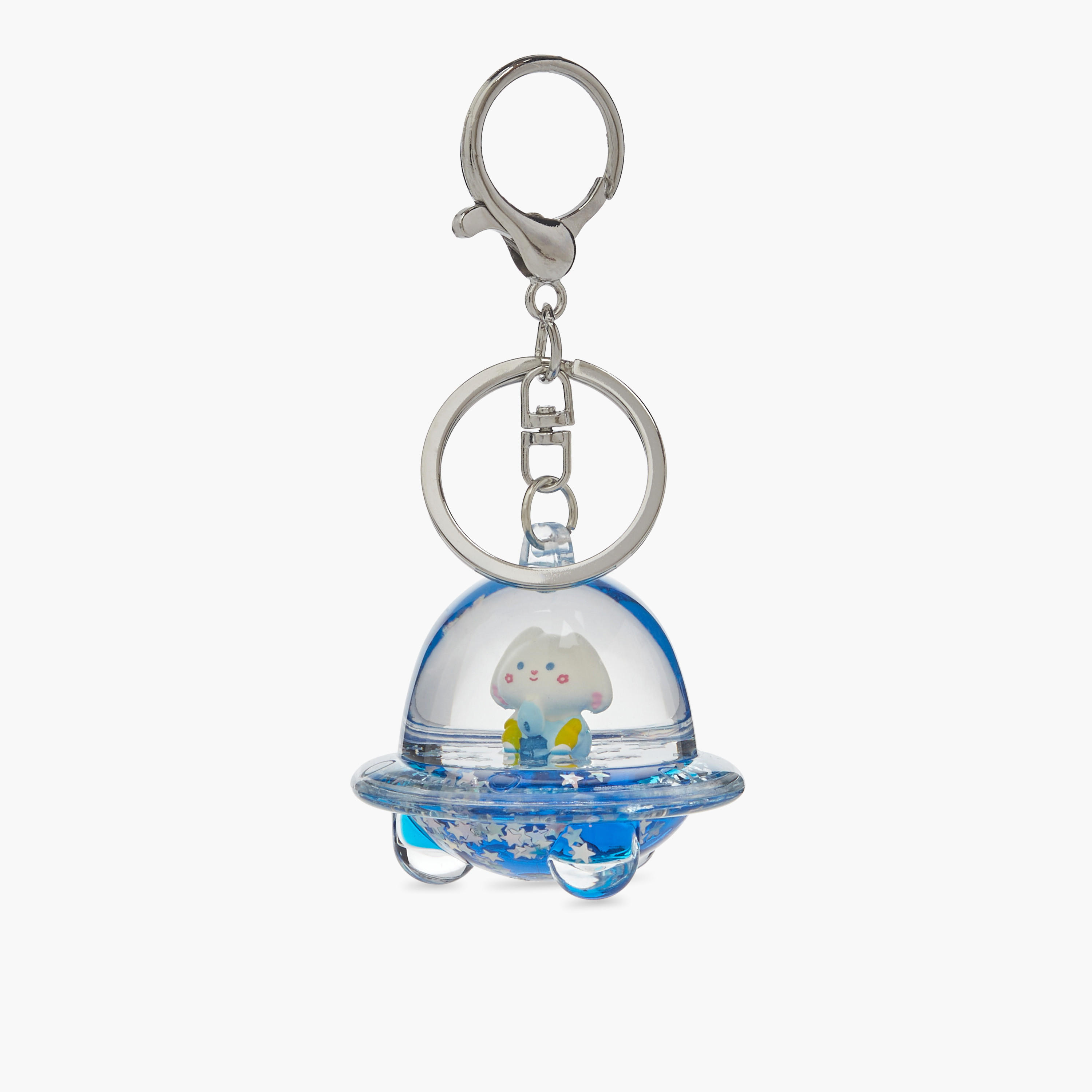 Animal Liquid Charm Keyring with Hook-girls-accessories-keyringsandbagcharms-image-1
