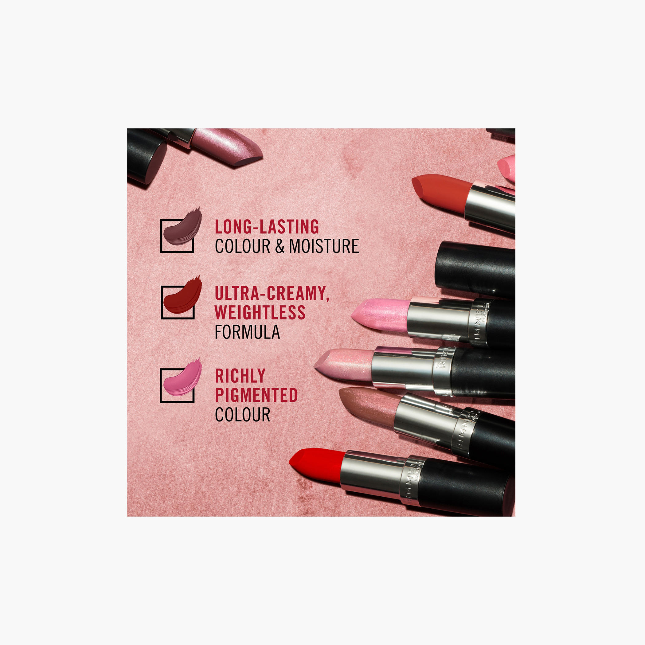 أحمر شفاه لاستينج فينيش ساتن من ريميل - 4 جم-beautyandpersonalcare-makeup-lips-lipsticks-image-4