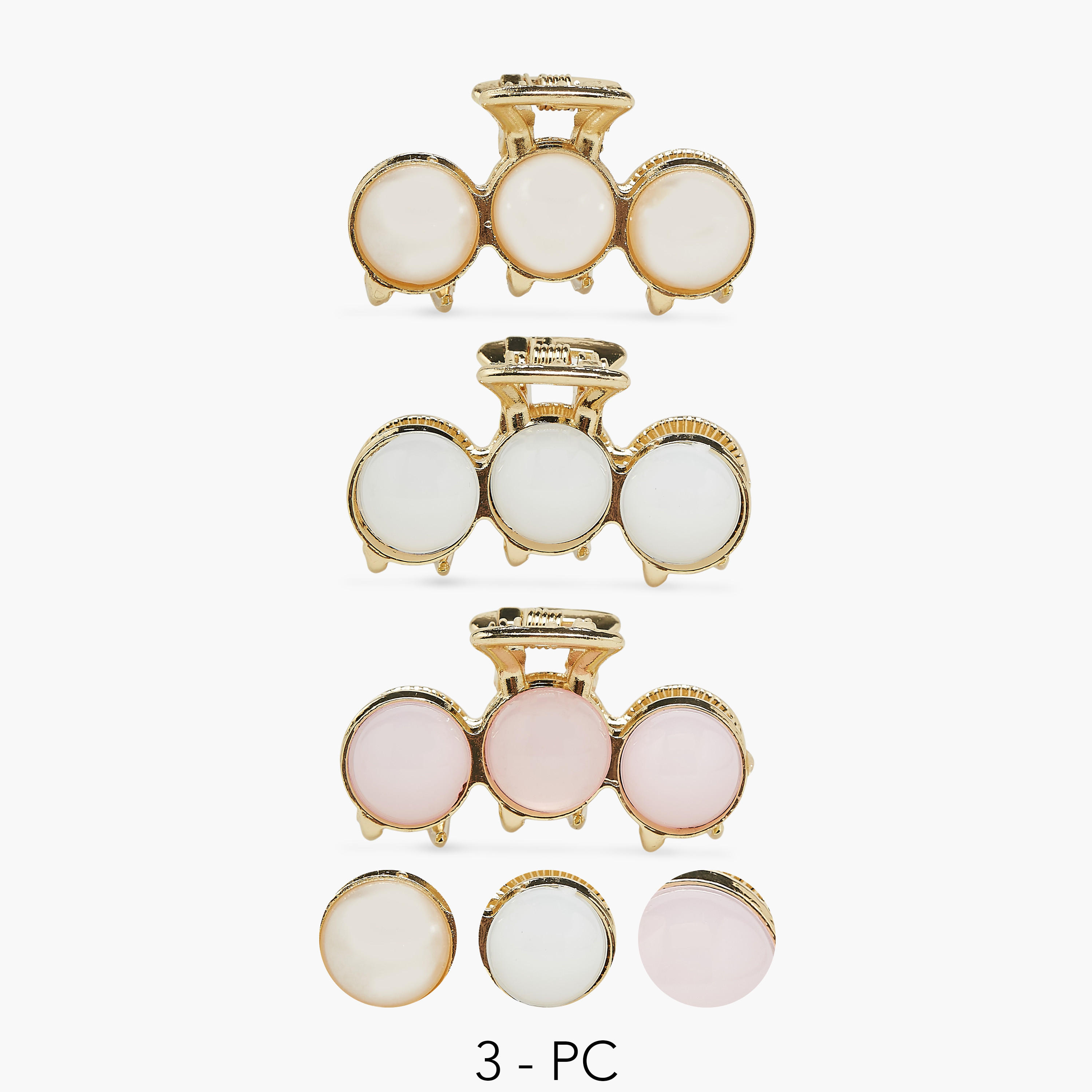 Embellished Hair Clamp - Set of 3-women-hairaccessories-clamps-image-1