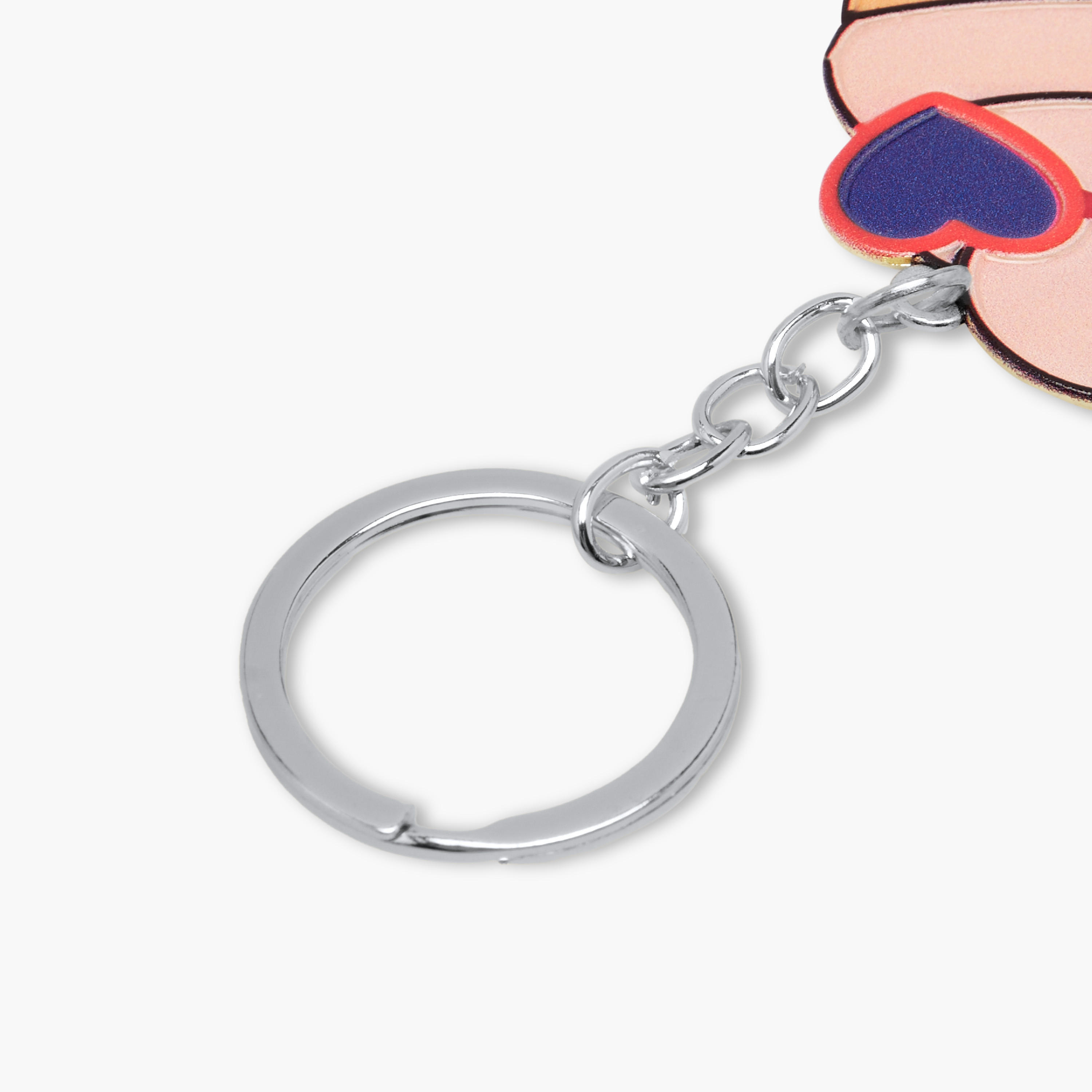 Ice-Cream Applique Keychain with Hook-girls-accessories-keyringsandbagcharms-image-4