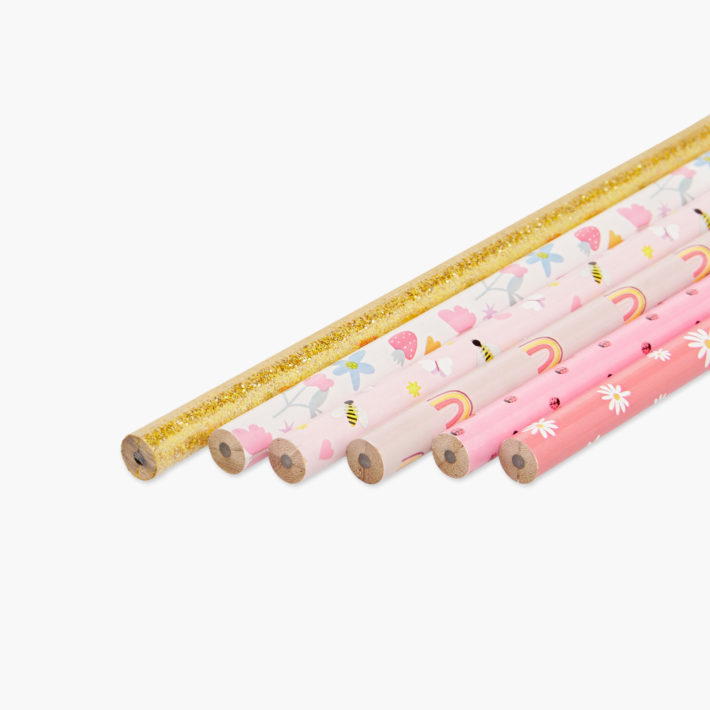 Printed 6-Piece HB Pencil Set-school-stationery-pensandpencils-image-4