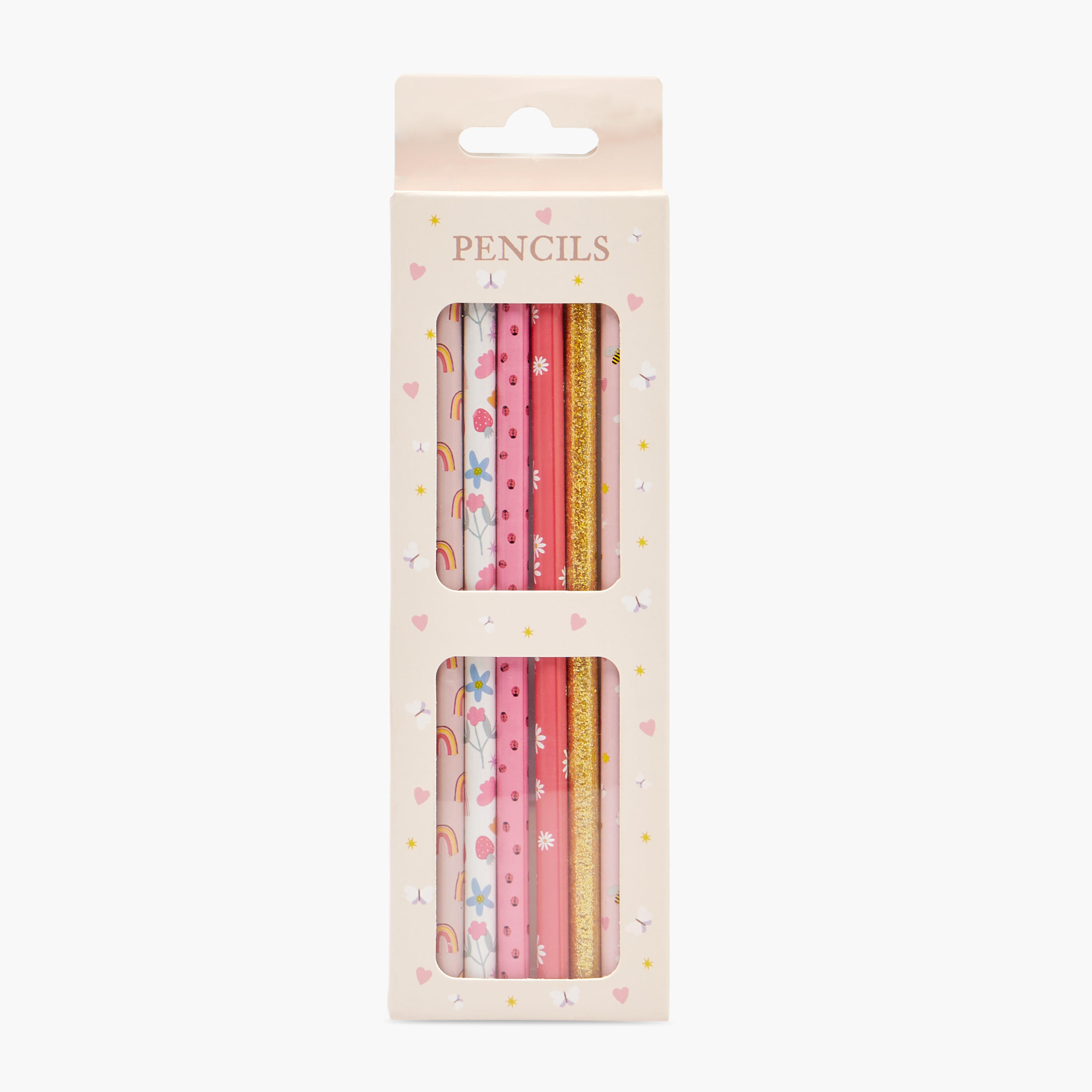 Printed 6-Piece HB Pencil Set-school-stationery-pensandpencils-image-6