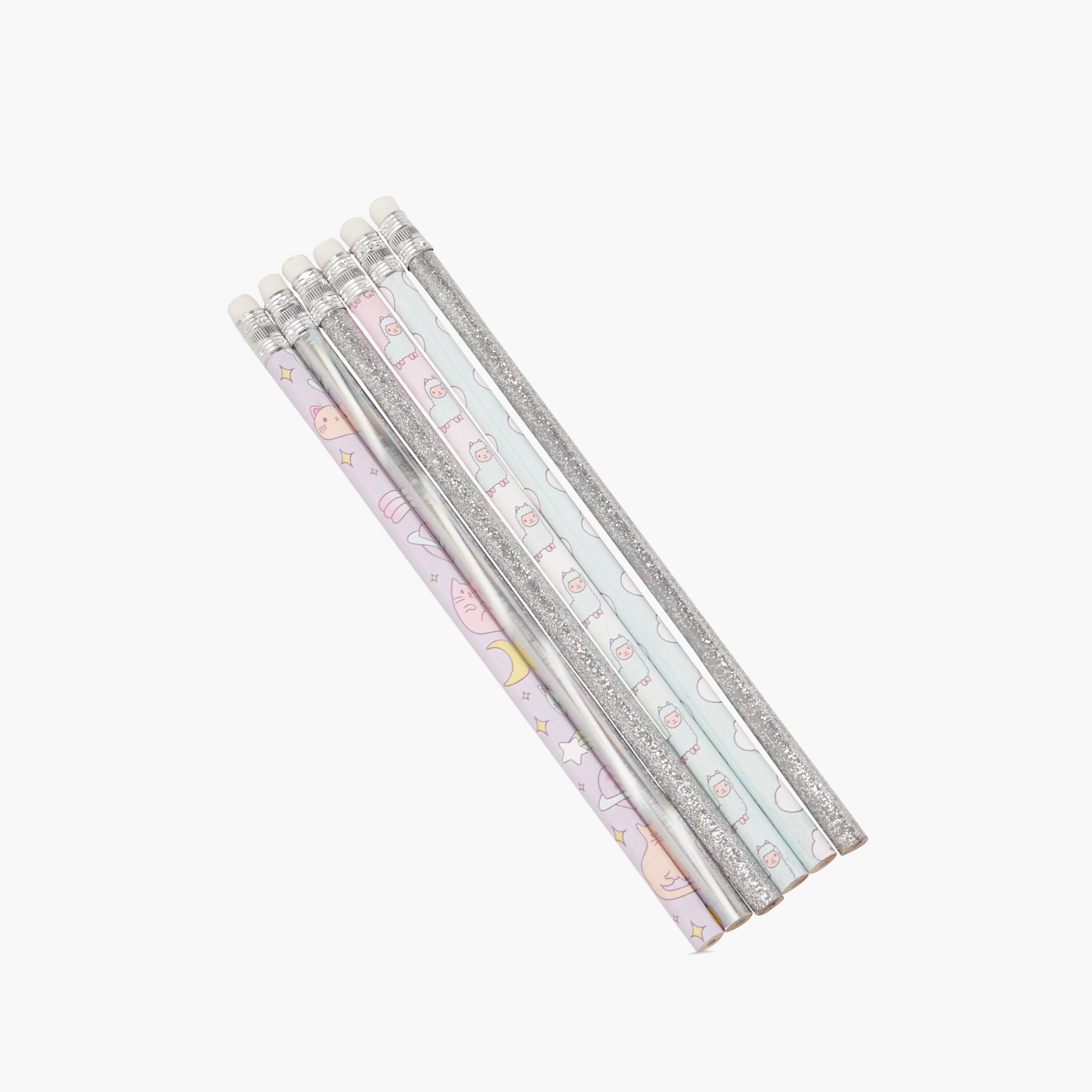 Wooden 6-Piece HB Pencil Set-school-stationery-pensandpencils-image-3