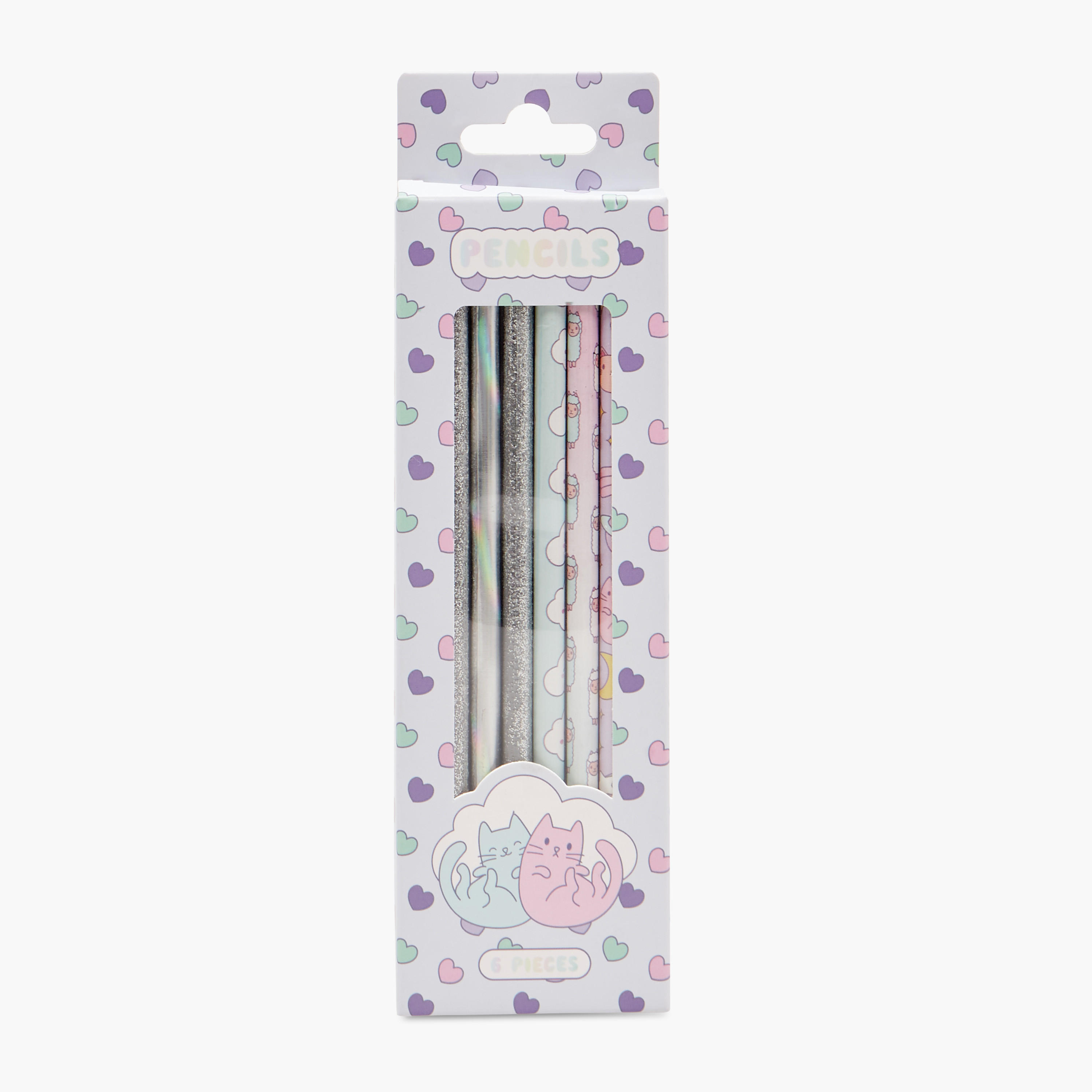 Wooden 6-Piece HB Pencil Set-school-stationery-pensandpencils-image-6
