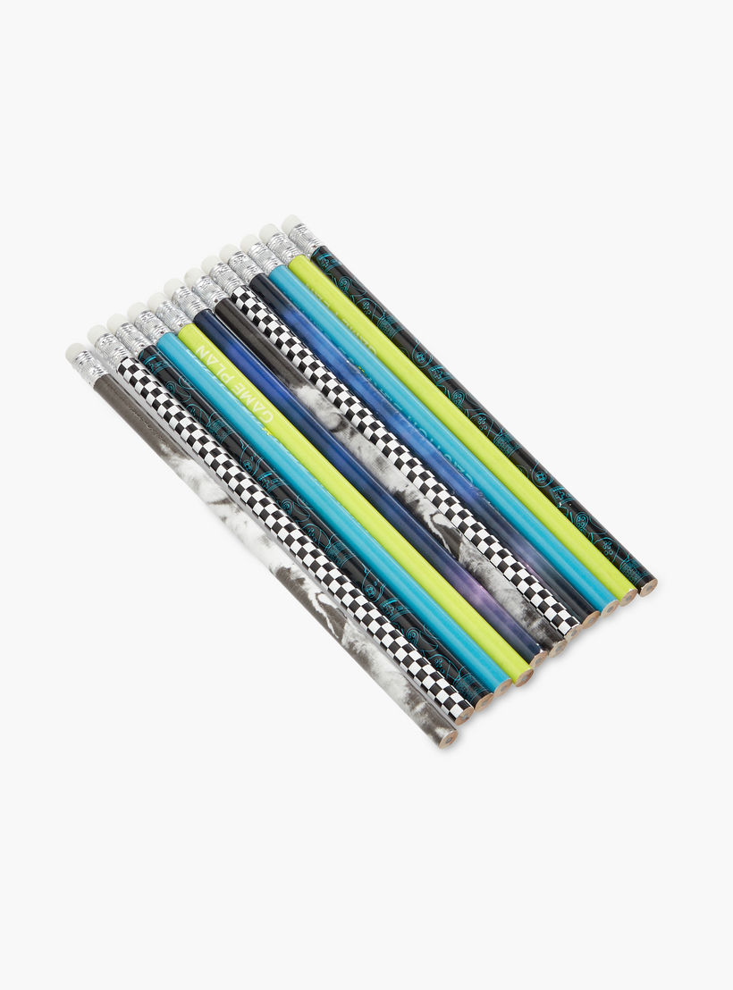 Printed Wooden HB Pencil - Set of 12-school-stationery-pensandpencils-image-3