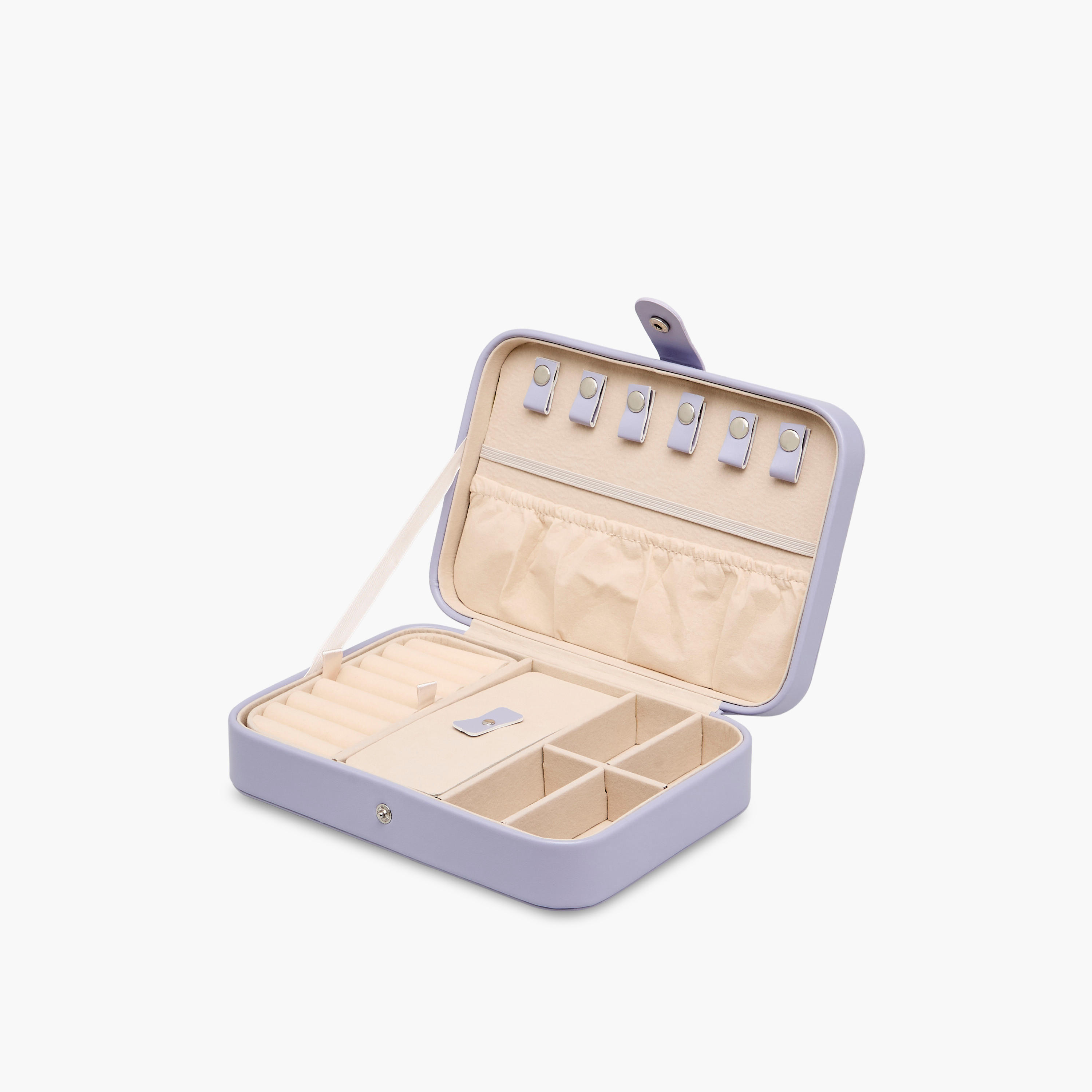 Solid Jewellery Box with Button Closure - 20x14x5 cms-women-watchesandjewellery-jewellery-storage-image-2