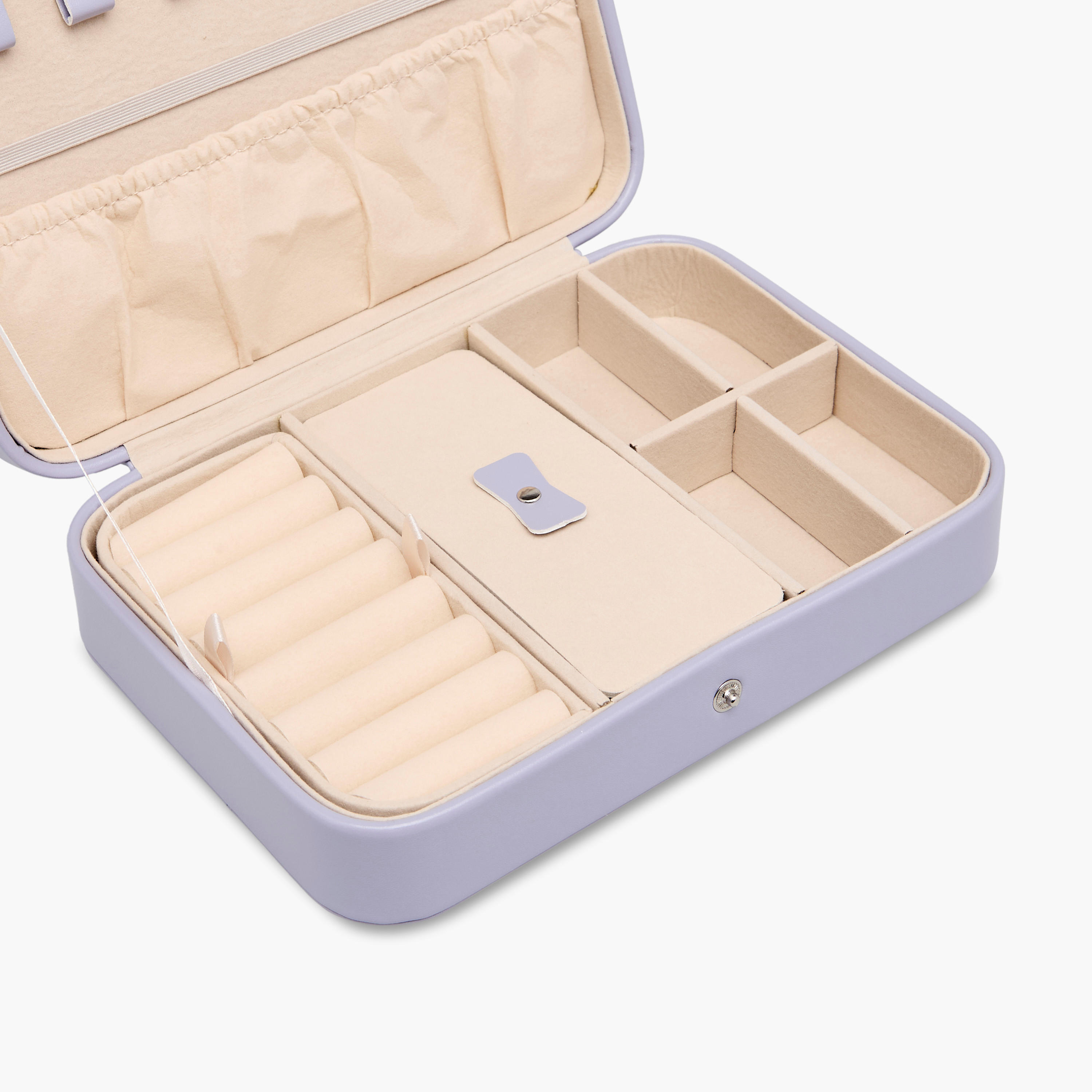 Solid Jewellery Box with Button Closure - 20x14x5 cms-women-watchesandjewellery-jewellery-storage-image-4