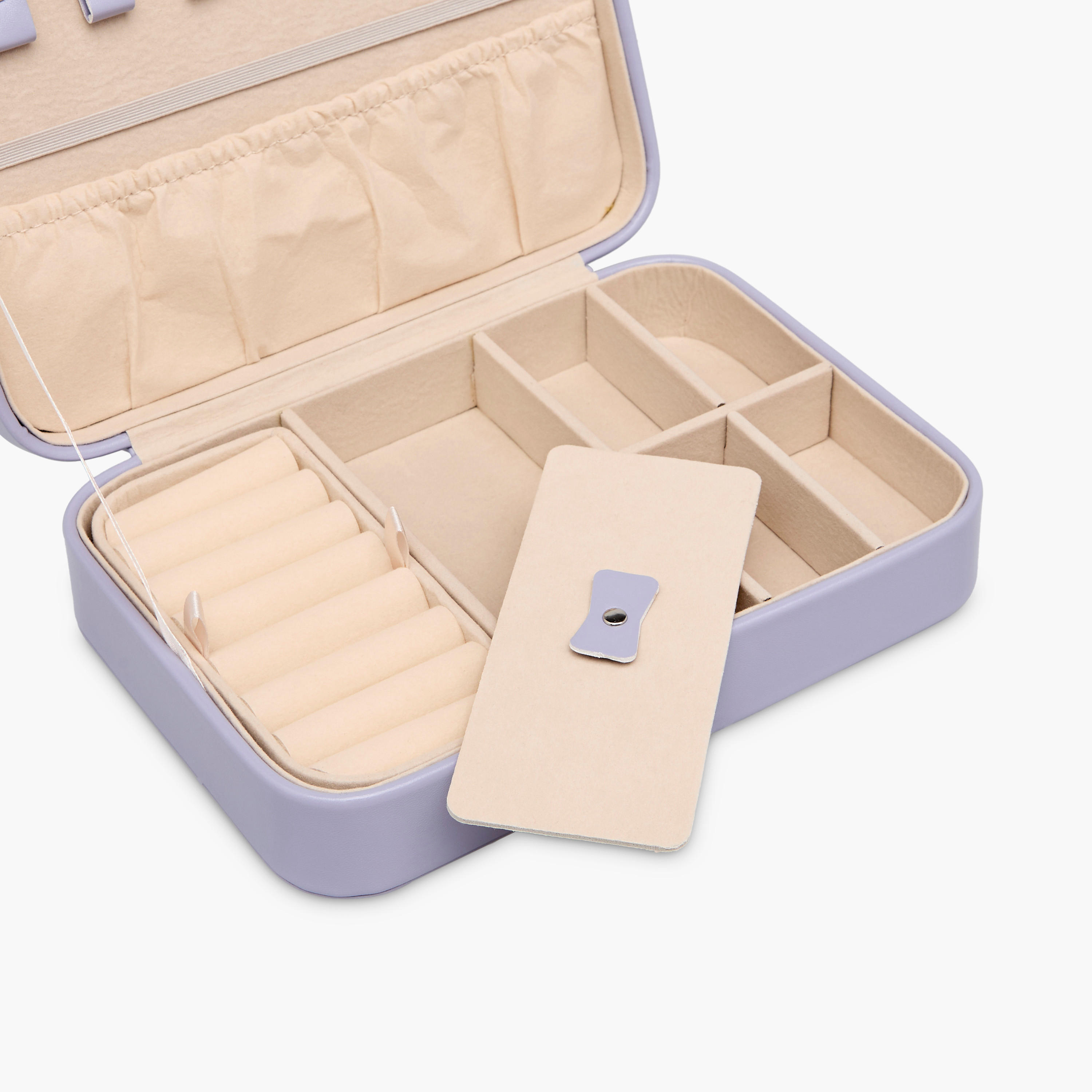 Solid Jewellery Box with Button Closure - 20x14x5 cms-women-watchesandjewellery-jewellery-storage-image-5