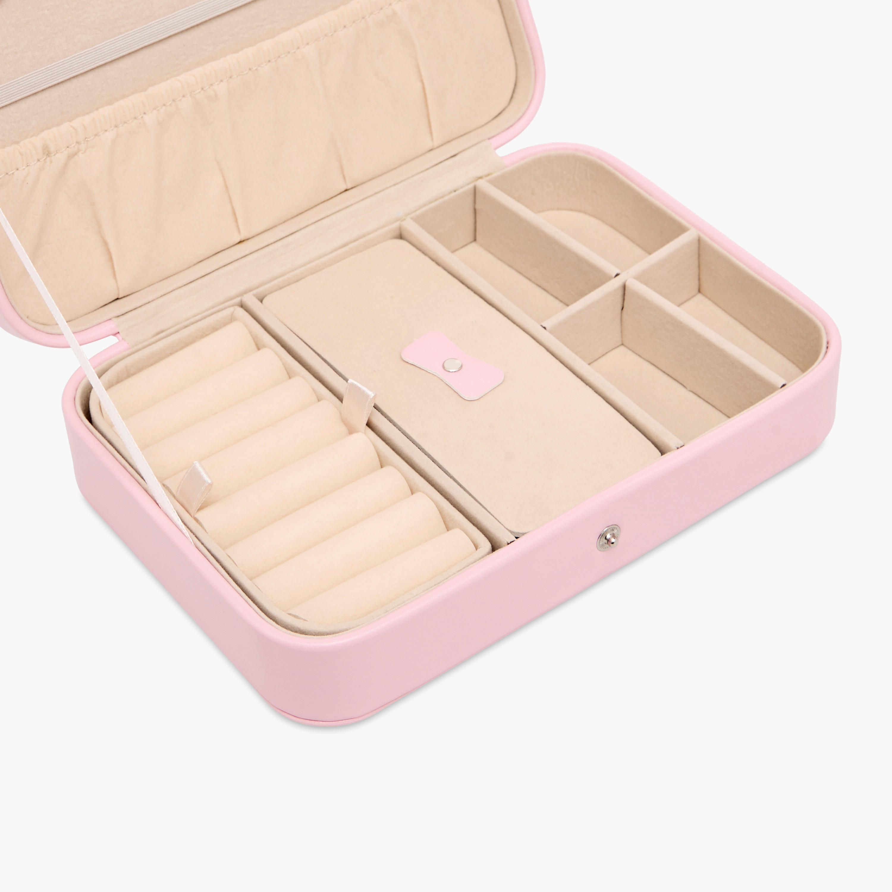 Solid Jewellery Box with Button Closure - 20x14x5 cms-women-watchesandjewellery-jewellery-storage-image-4