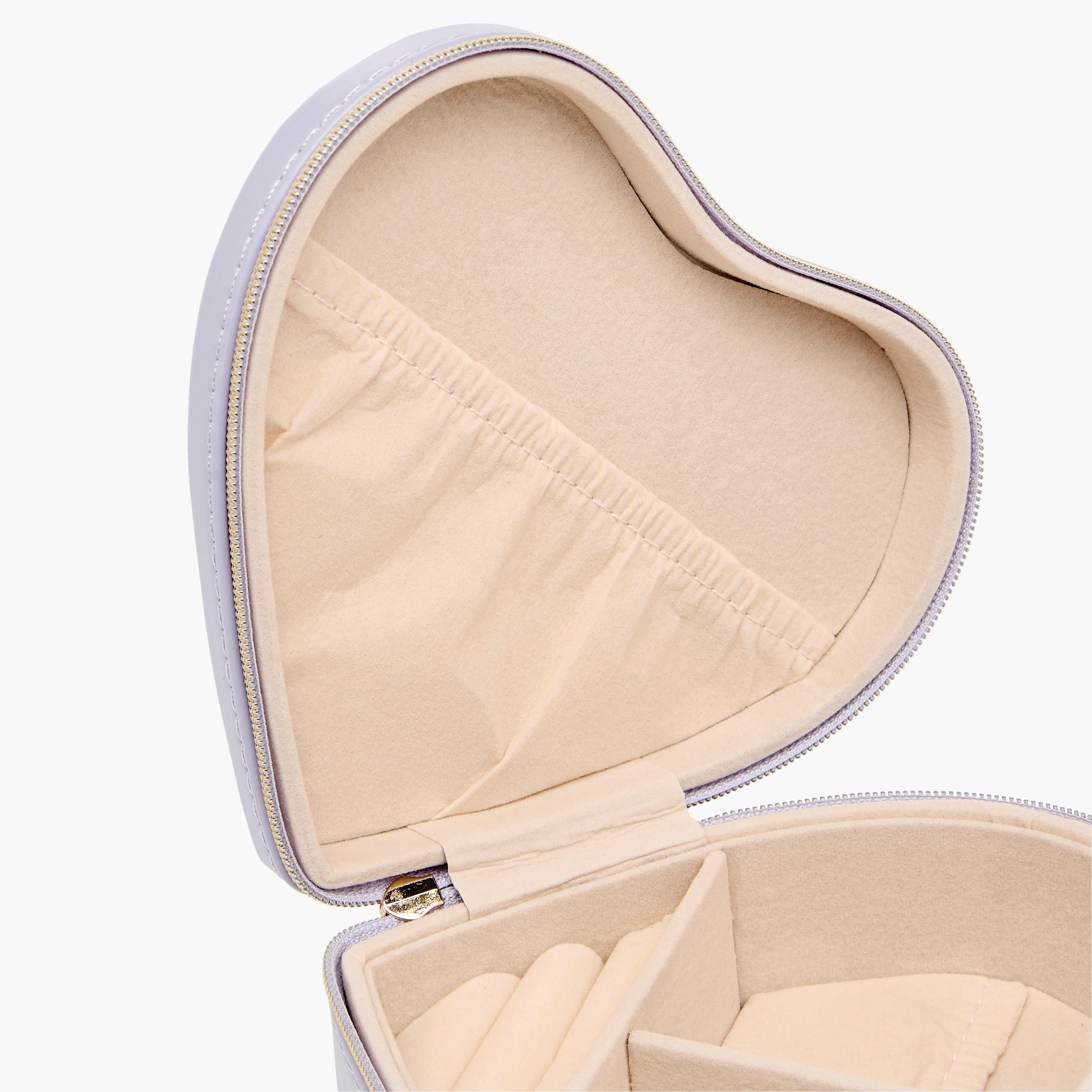 Heart Jewellery Box with Zip Closure - 14x13x6 cms-women-watchesandjewellery-jewellery-storage-image-3