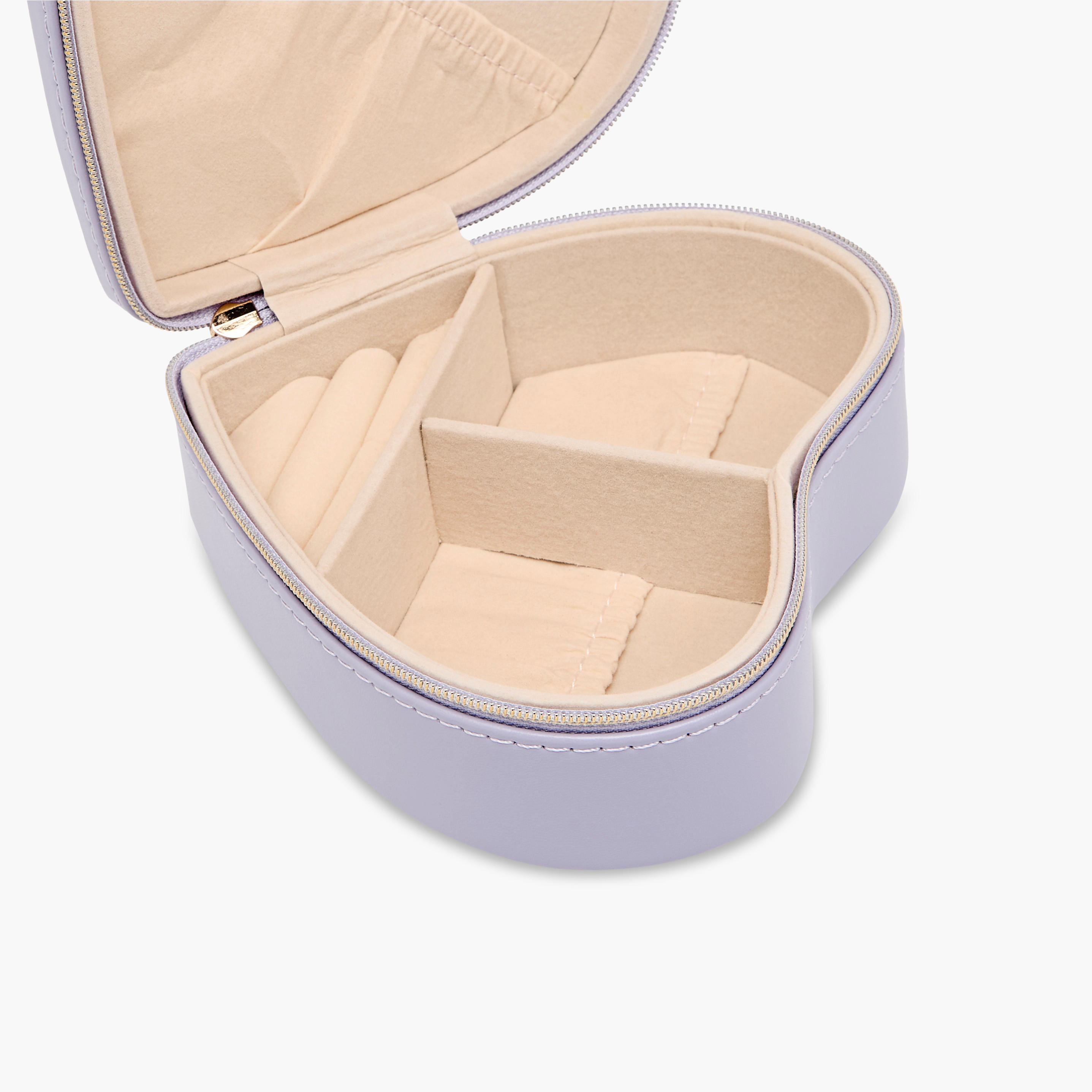 Heart Jewellery Box with Zip Closure - 14x13x6 cms-women-watchesandjewellery-jewellery-storage-image-4