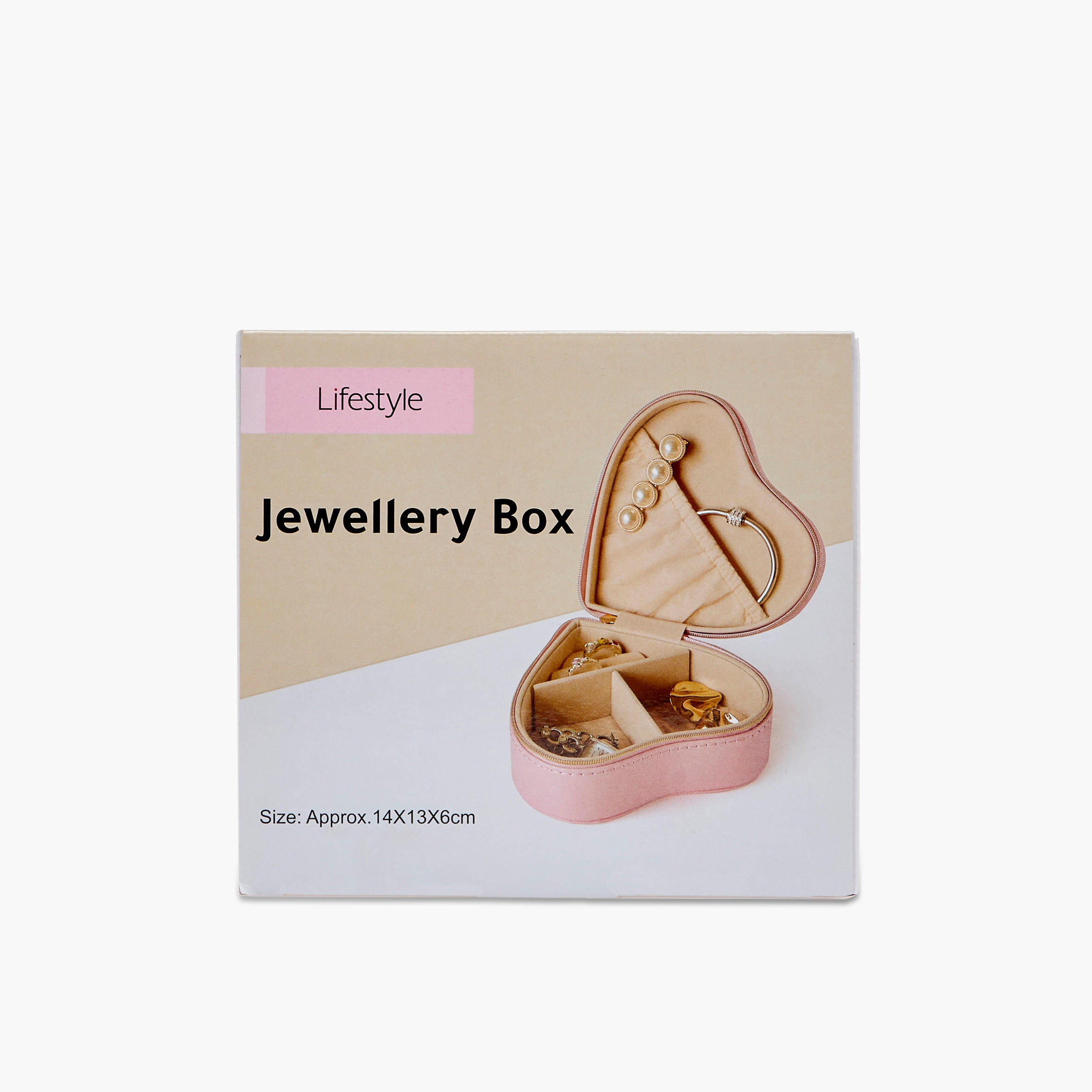 Heart Jewellery Box with Zip Closure - 14x13x6 cms-women-watchesandjewellery-jewellery-storage-image-6